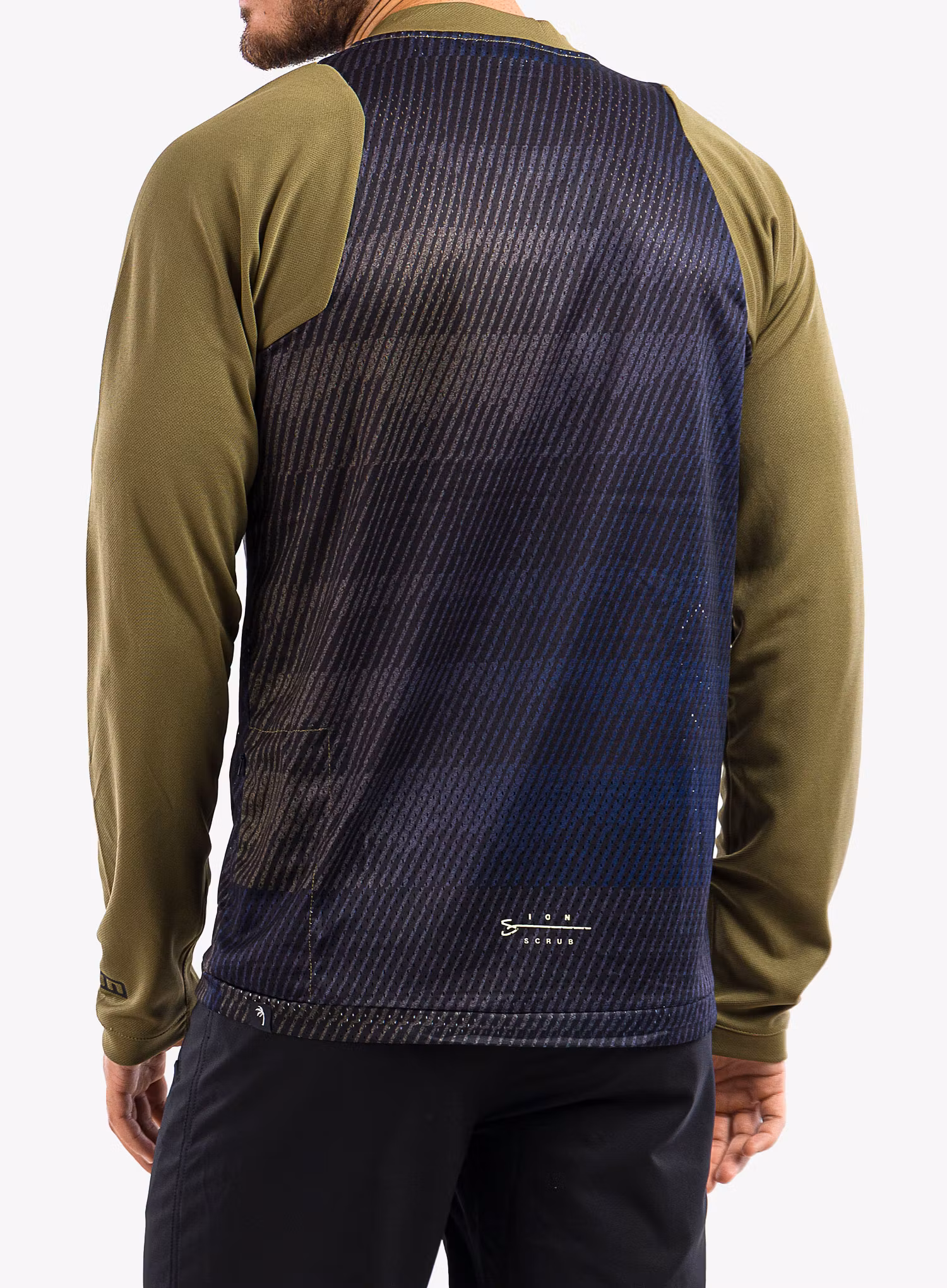 Tričko s dlhými rukávmi ION Scrub L/S - dark mud