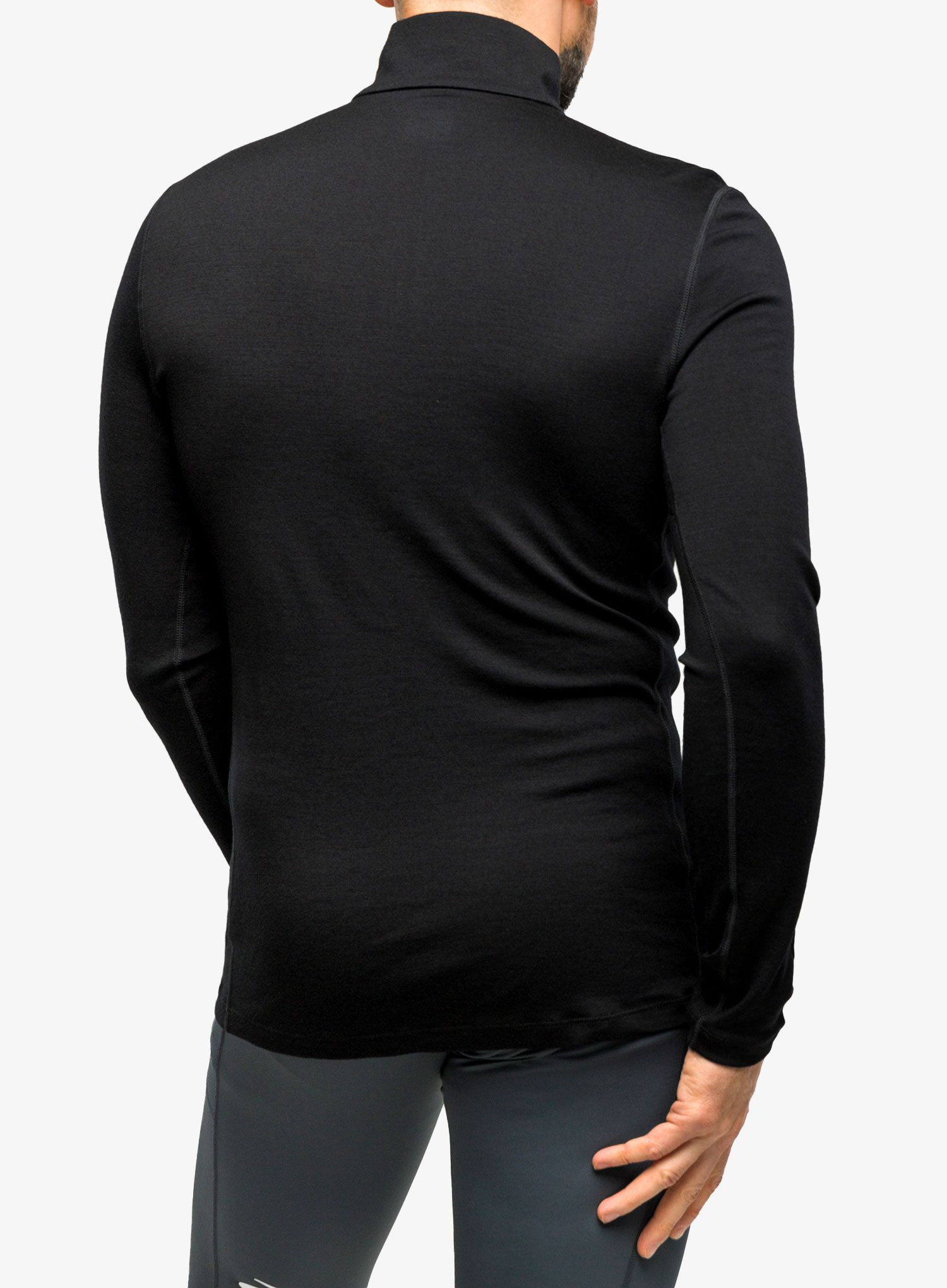 Funkčné tričko Icebreaker 260 Tech L/S Half Zip - black
