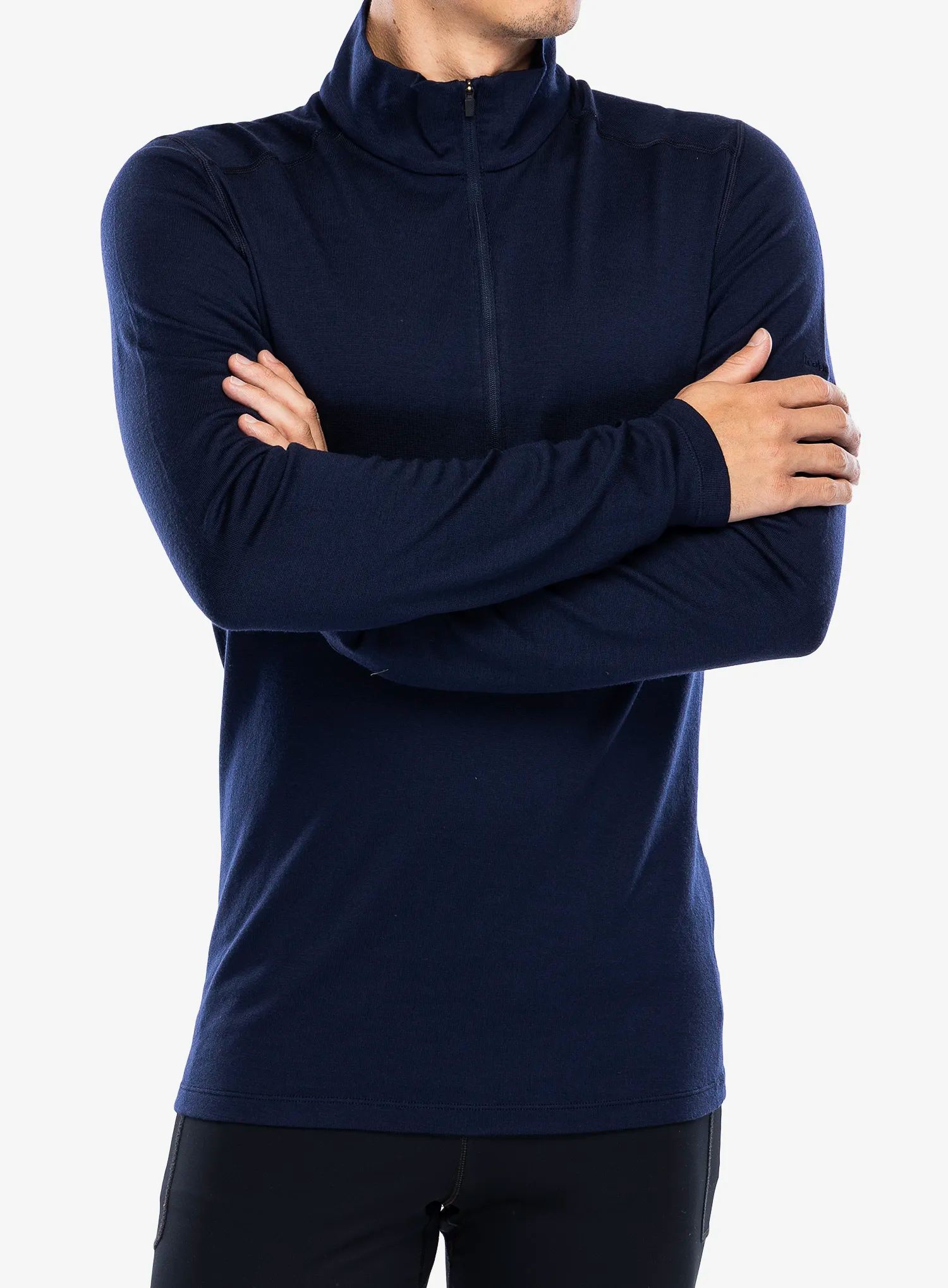 Funkčné tričko Icebreaker 260 Tech L/S Half Zip - midnight navy