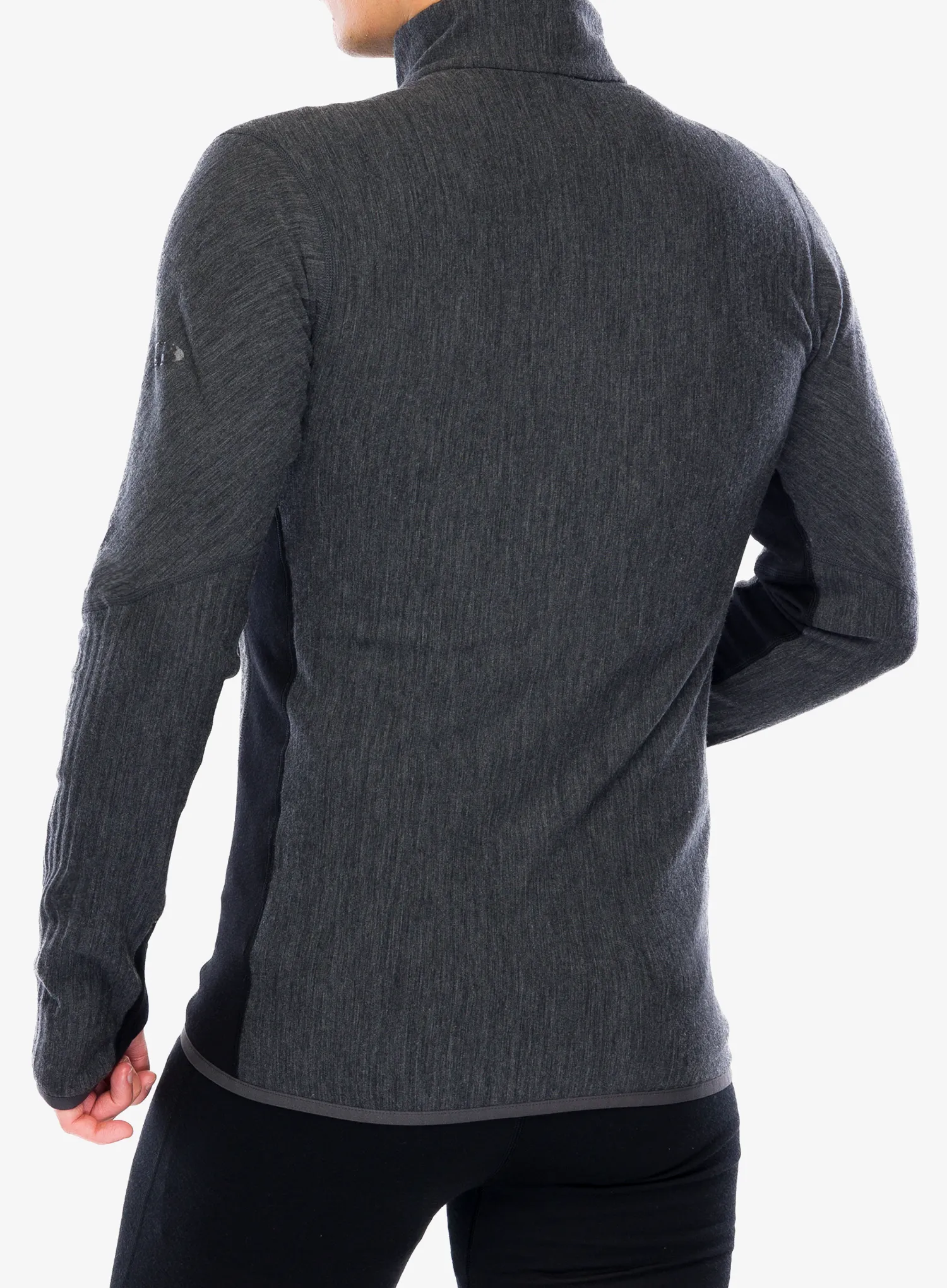 Mikina na zips Icebreaker Descender L/S Zip - jet hthr/black