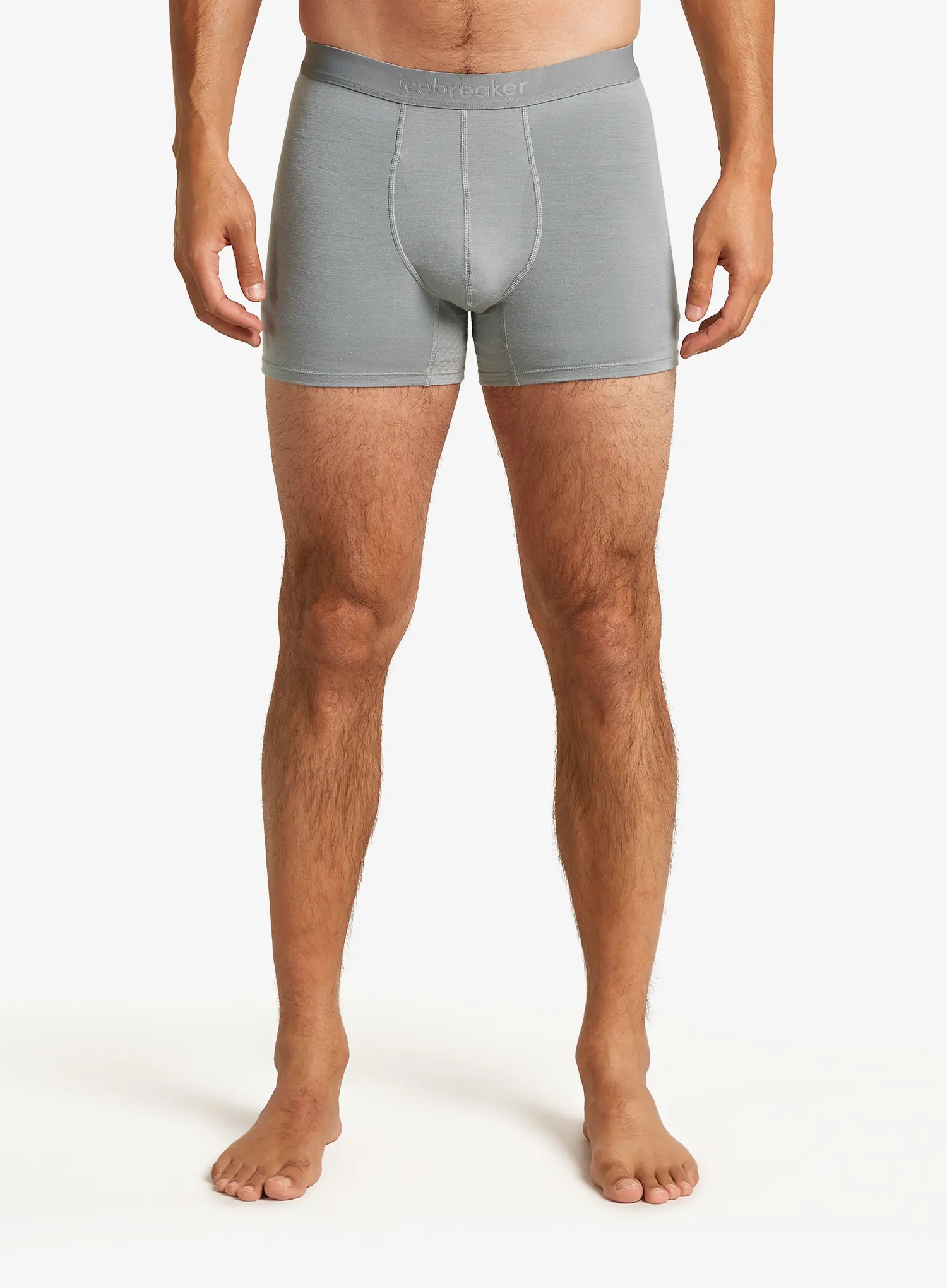 Boxerky Icebreaker Merino 125 ZoneKnit Boxers - alloy