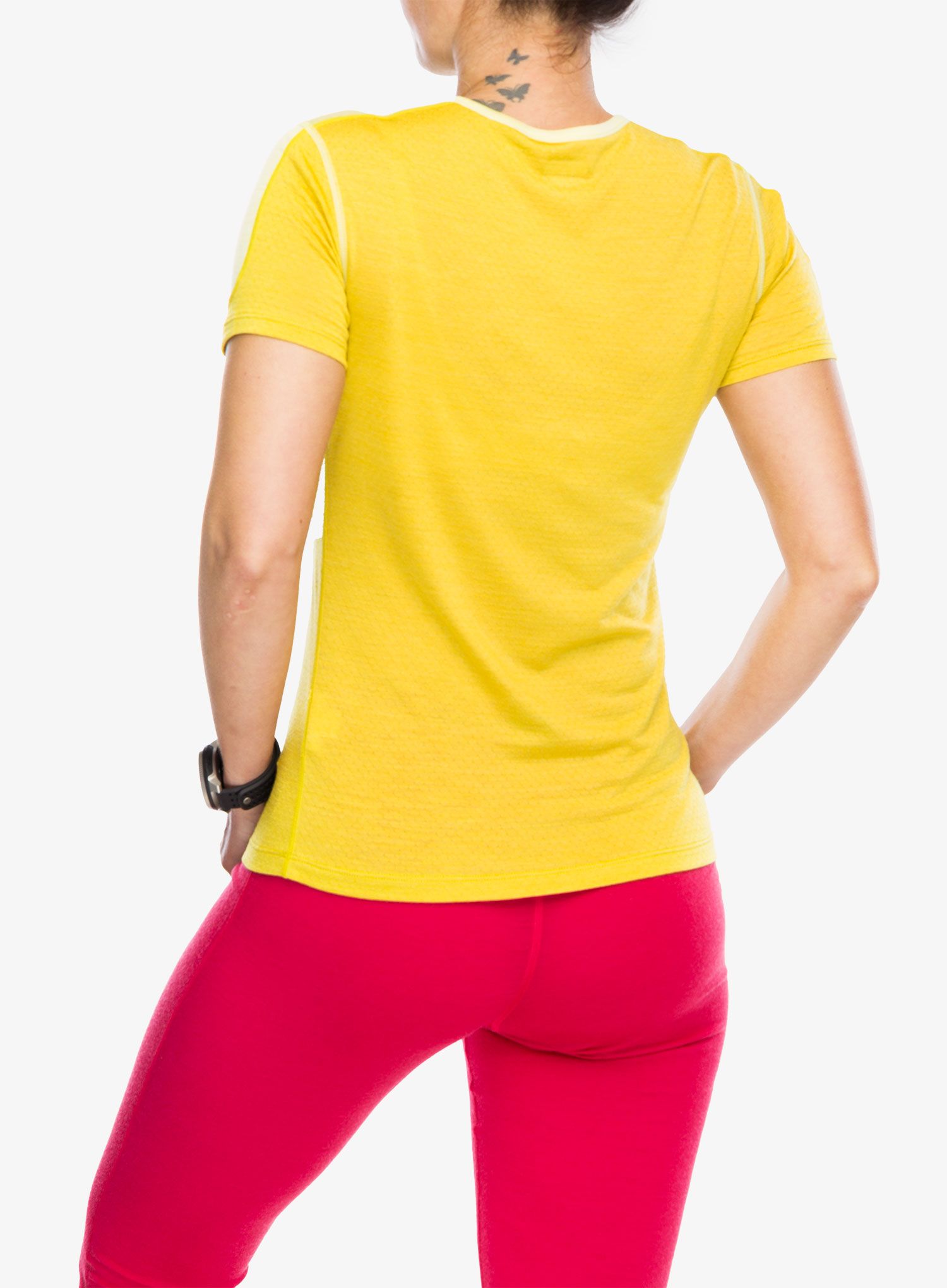 Dámske tričko Icebreaker Merino 125 ZoneKnit Energy Wind SS Tee - lux/lucid/cb
