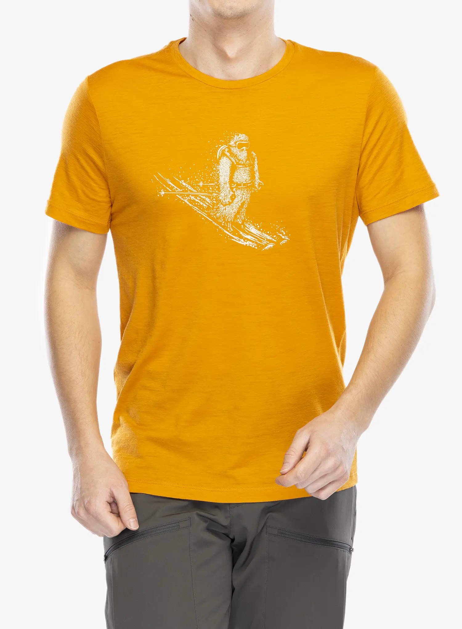 Merino tričko Icebreaker Merino 150 Tech Lite SS T Skiing Yeti - ray