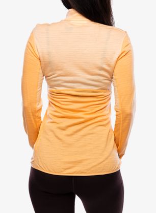 Mikina dámska Icebreaker Merino 200 Realfleece Descender LS Half Zip - sunstone/feldspar/cb