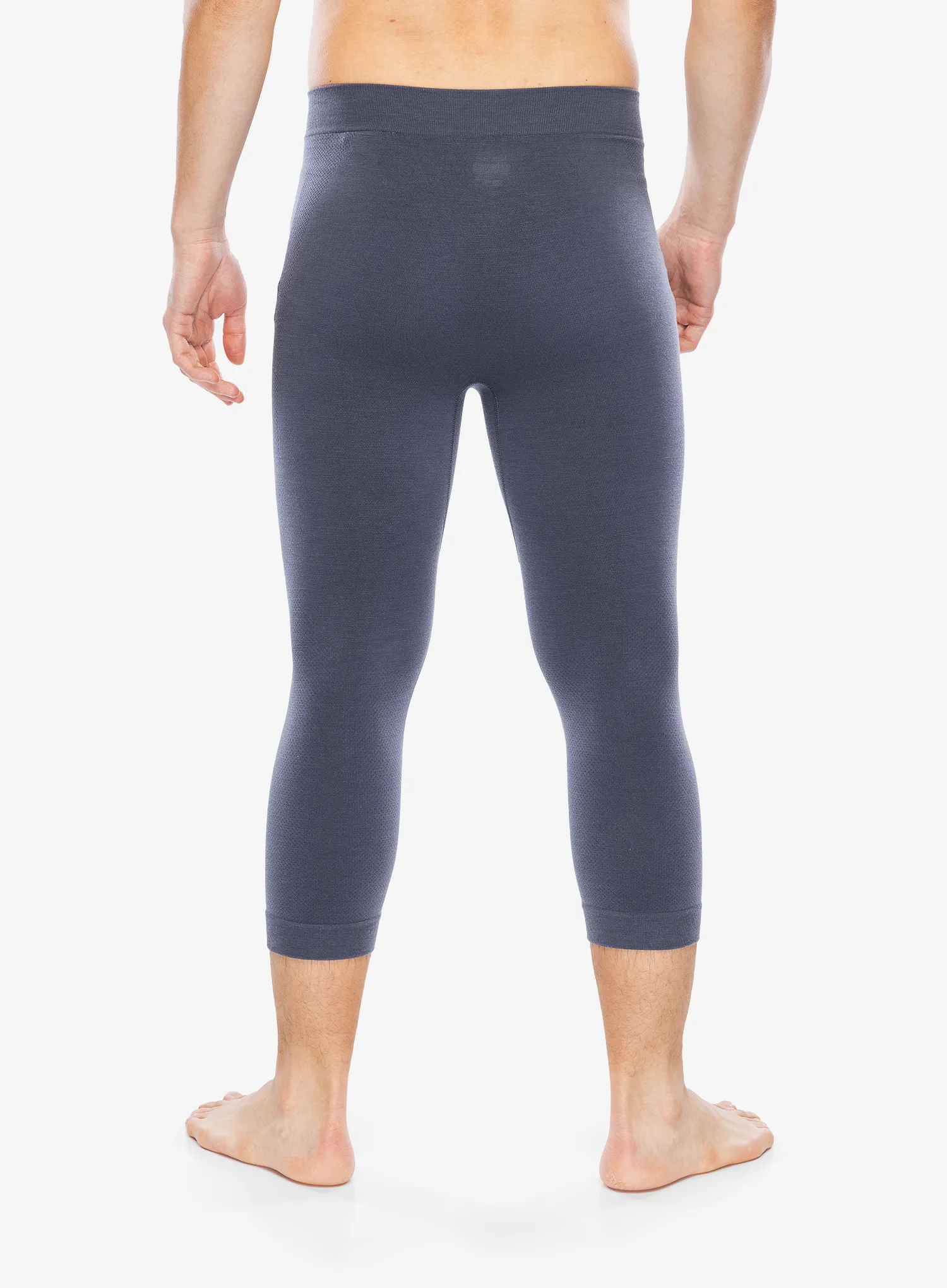 Funkčné legíny Icebreaker Merino 260 Zoneknit Seamless 3/4 Tights - graphite