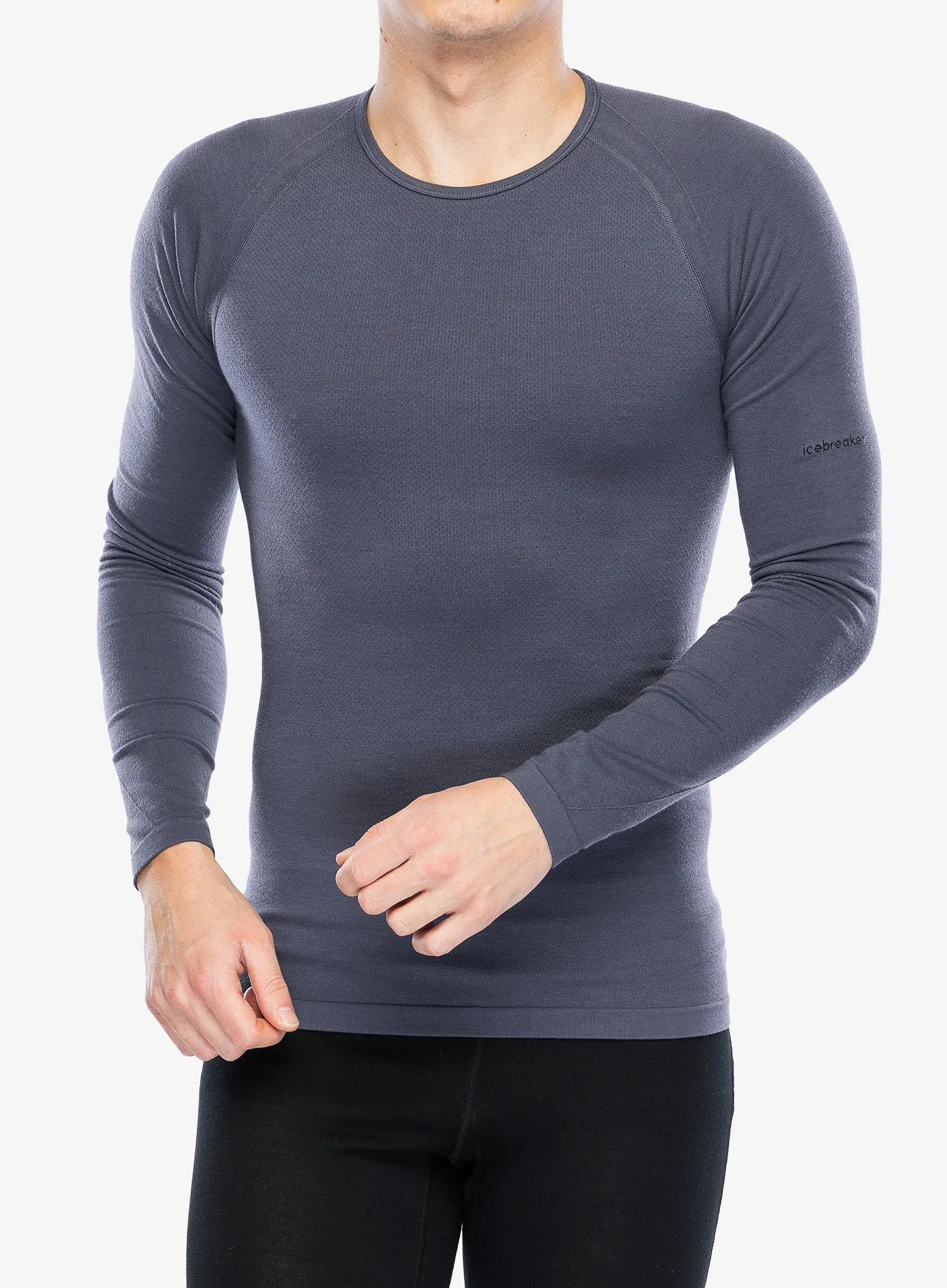 Funkčné tričko Icebreaker Merino 260 Zoneknit Seamless LS Crewe - graphite