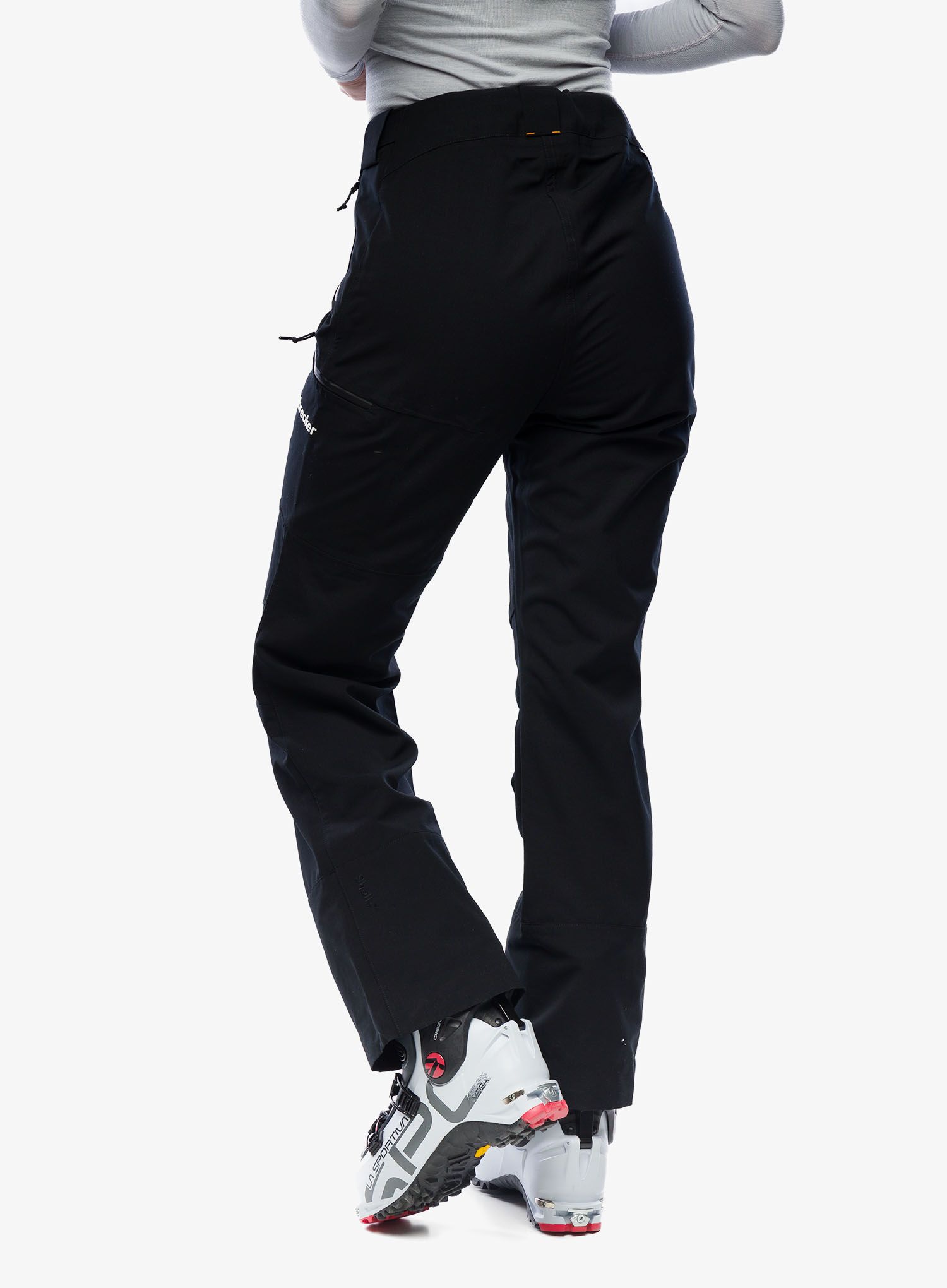 Dámske softshellové nohavice Icebreaker Merino Shell+ Peak Pants - black