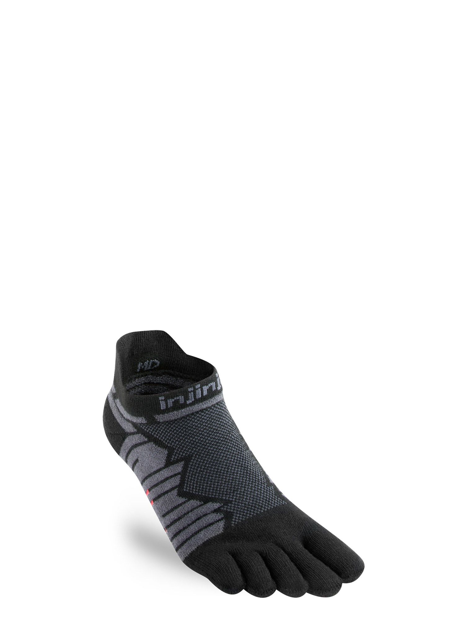 Bežecké ponožky Injinji Ultra Run No-Show - onyx