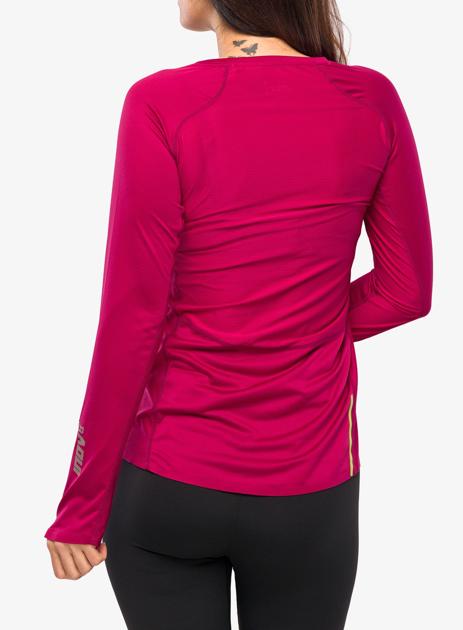 Dámska bežecká mikina Inov-8 Base Elite LS - pink