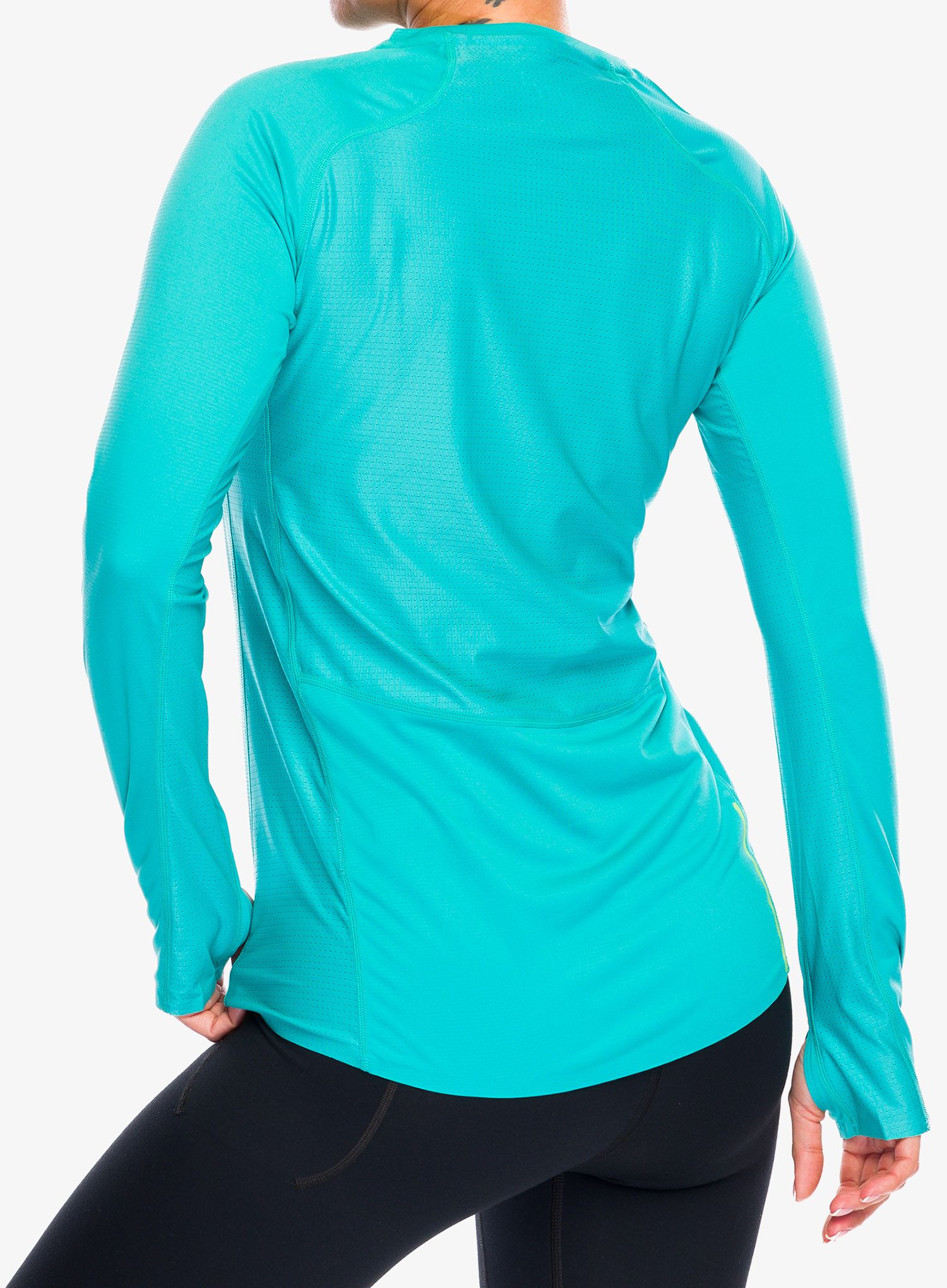 Dámska bežecká mikina Inov-8 Base Elite LS - teal