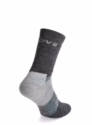 Merino ponožky Inov-8 Merino High Sock - grey melange