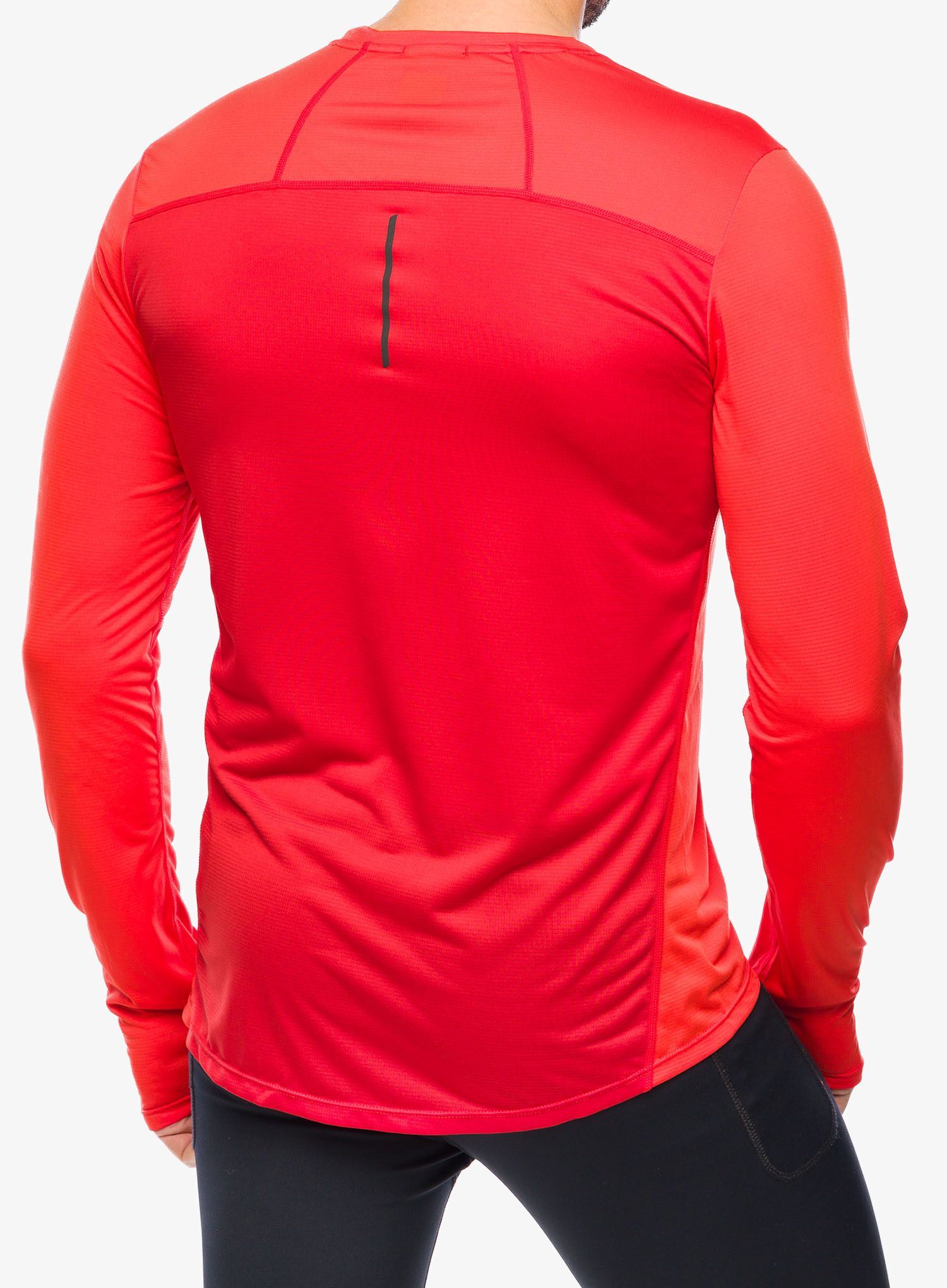 Bežecká mikina Inov-8 Performance Long Sleeve - fiery red/red