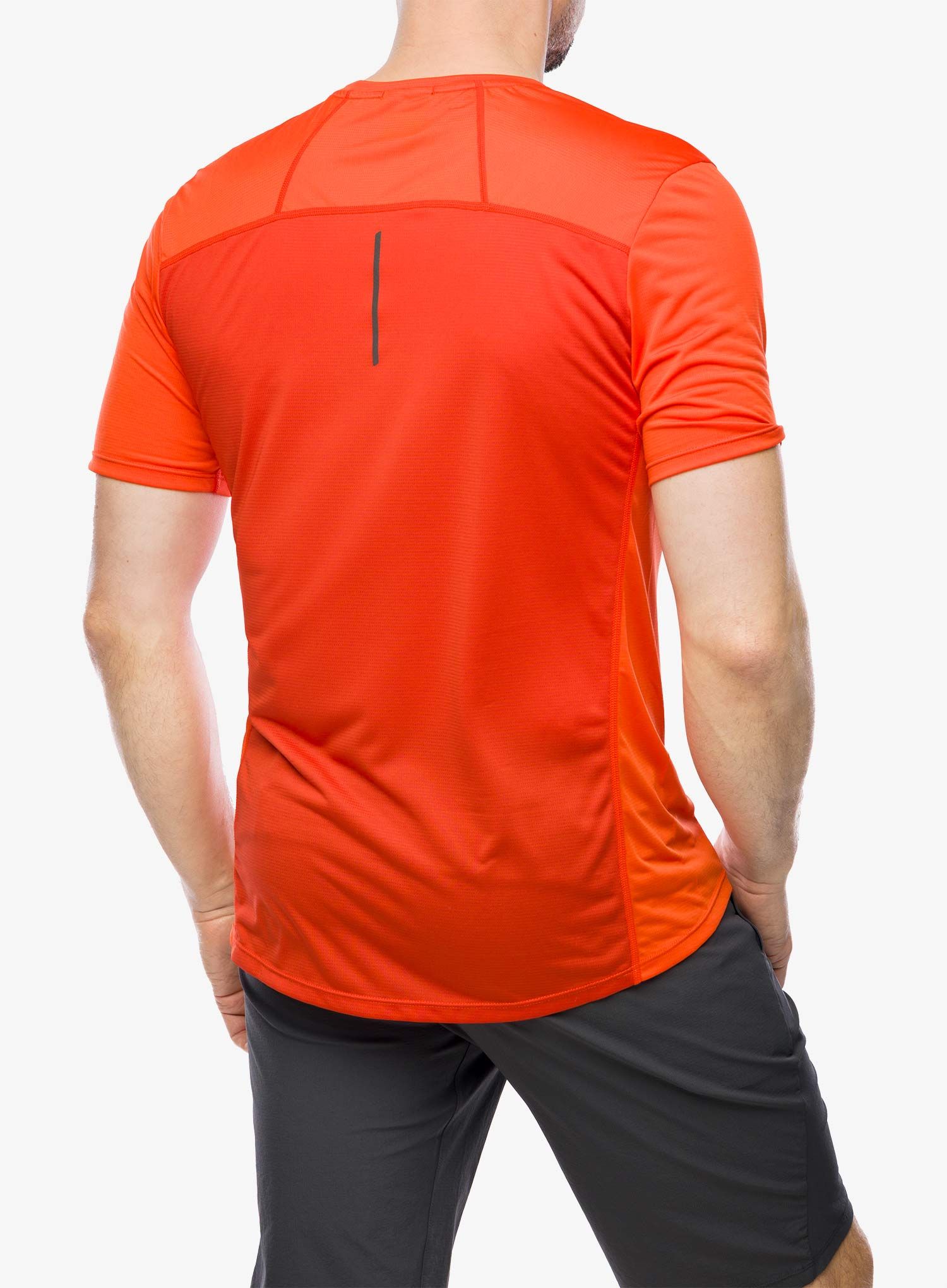Bežecké tričko Inov-8 Performance Short Sleeve - fiery red/red