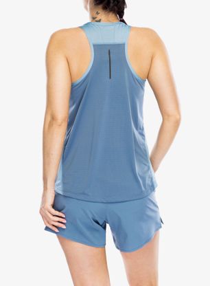 Bežecké tričko dámske Inov-8 Performance Vest - blue grey/slate