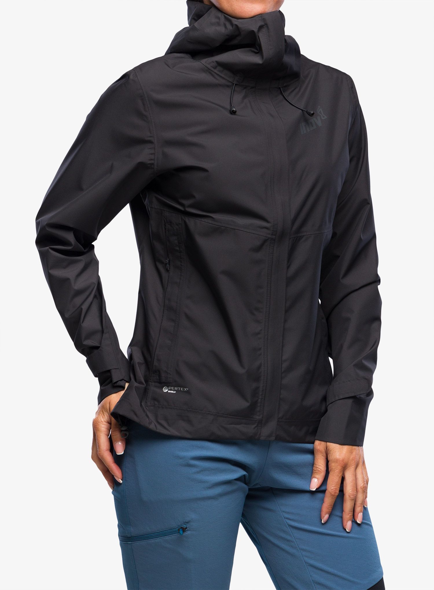 Nepremokavá bunda dámska Inov-8 Trailshell Jacket - graphite/graphite