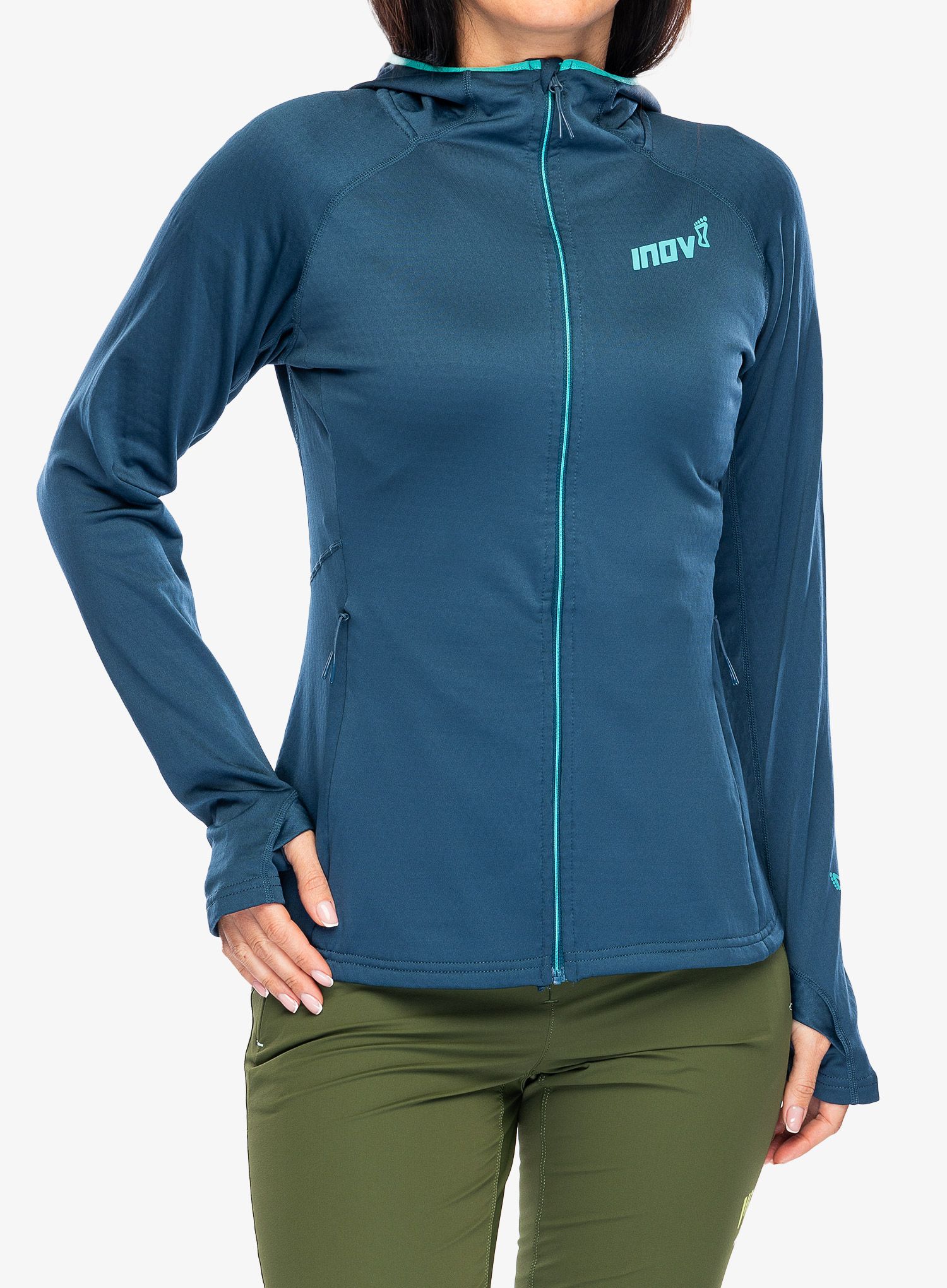Flísová mikina dámska Inov-8 Venturelite Mid Hoodie FZ - navy