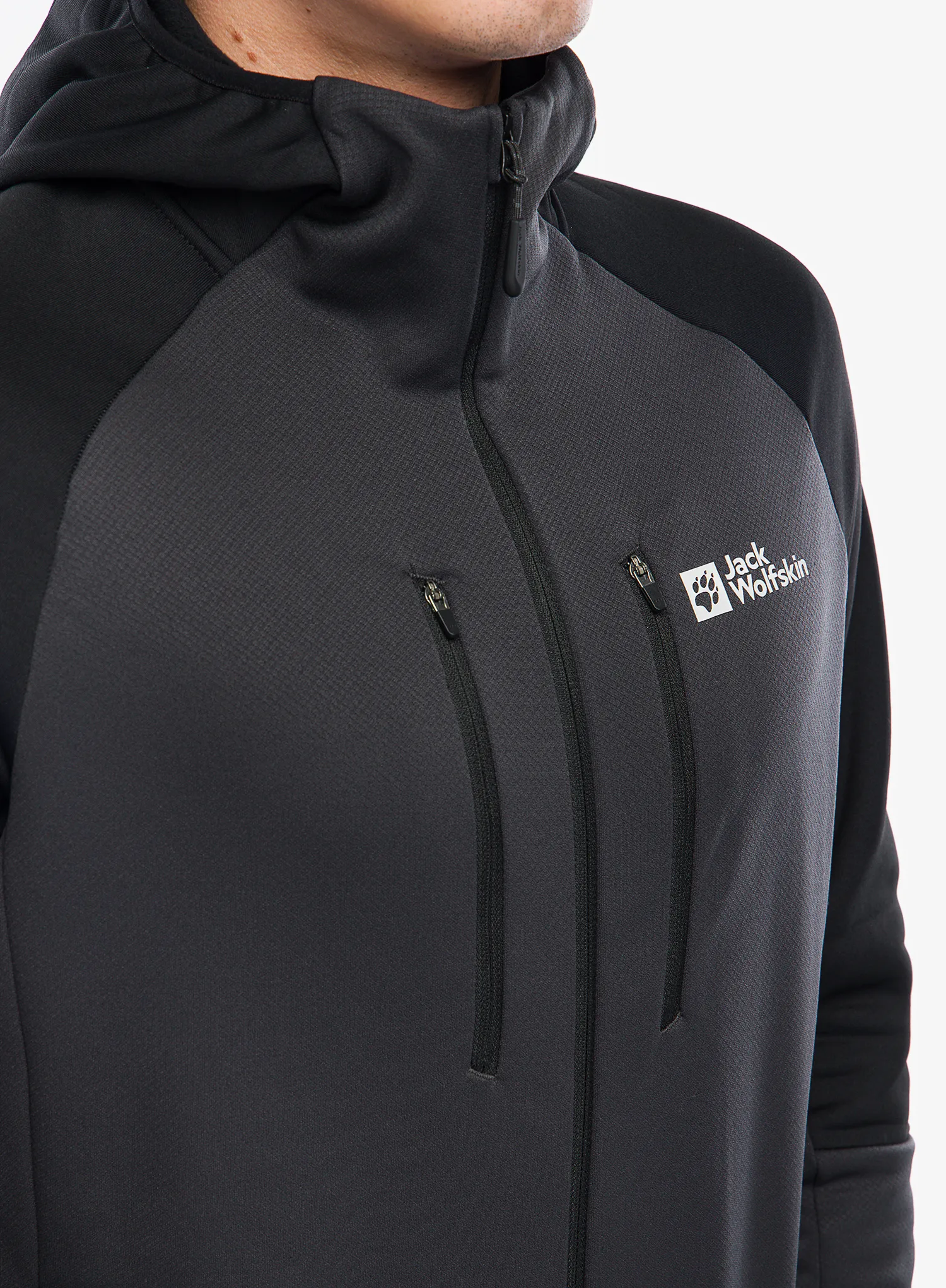 Flísová bunda Jack Wolfskin Alpgrat XT Jacket - phantom