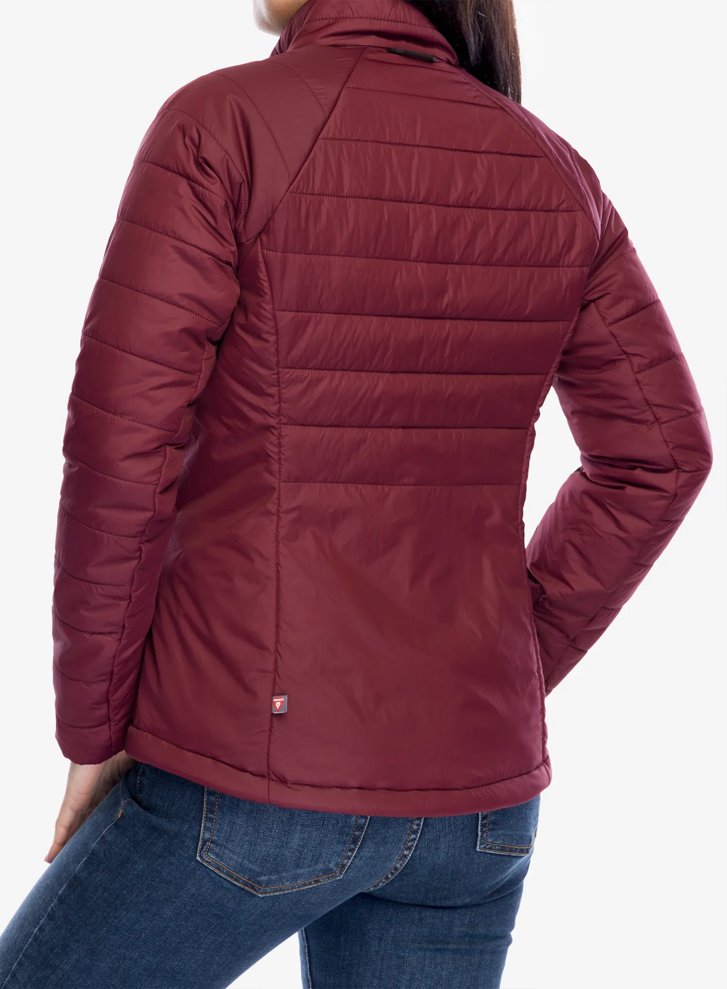 Zateplená bunda dámska Jack Wolfskin Lapawa Ins Jkt - dark maroon