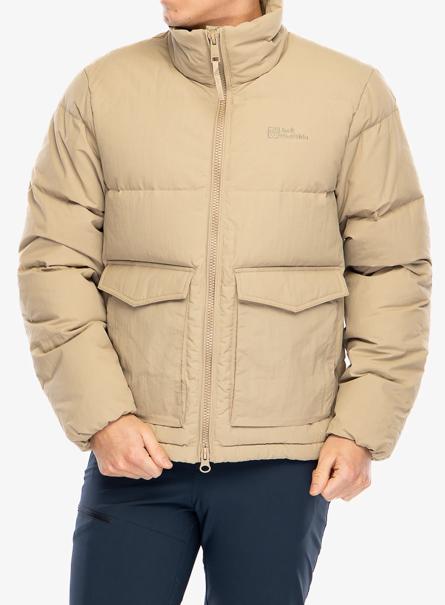 Páperová bunda Jack Wolfskin Nordlicht Jacket - anis