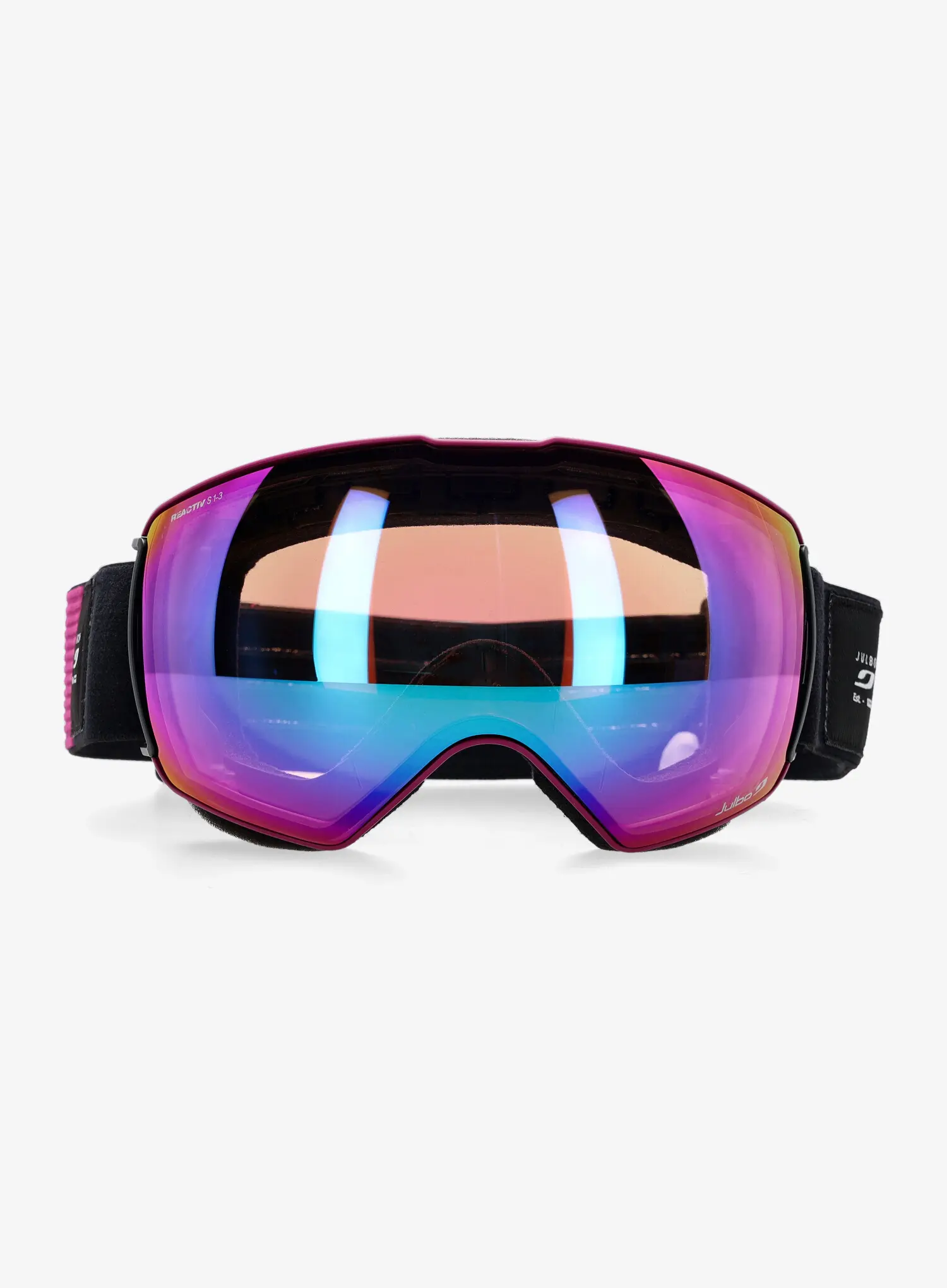 Lyžiarske okuliare Julbo Lightyear - REACTIV 1-3 High Contrast - black/purple/blue flash