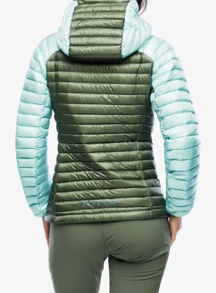 Bunda páperová dámska Karpos Alagna Down Jacket - thyme/aqua sky