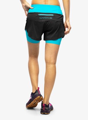 Bežecké kraťasy dámske Karpos Cengia Short - blue atoll/black