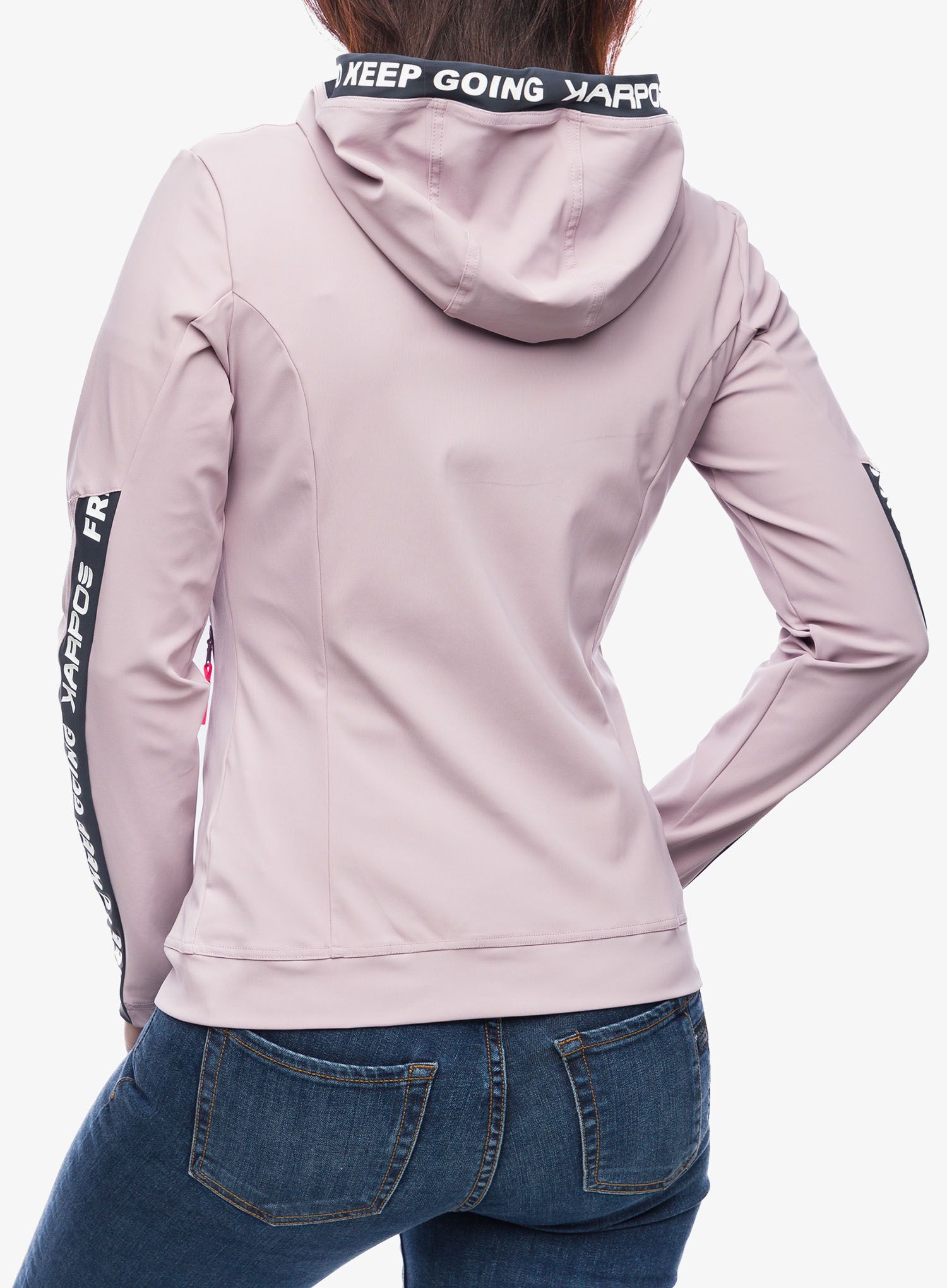 Mikina na zips dámska Karpos Easyfrizz Full-Zip Hoodie - nirvana/ombre blue