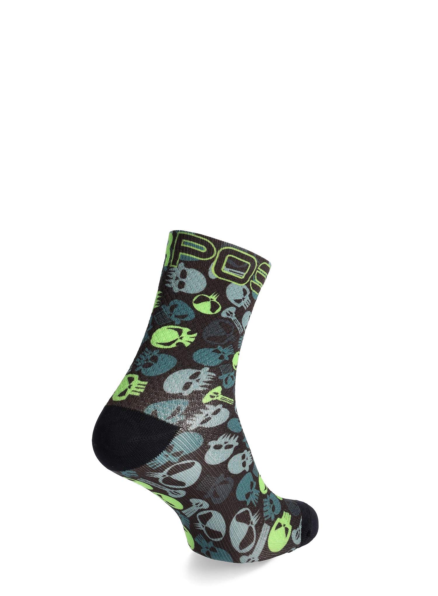 Cyklistické ponožky Karpos Green Fire Socks - ombre blue bluefin smoke blue