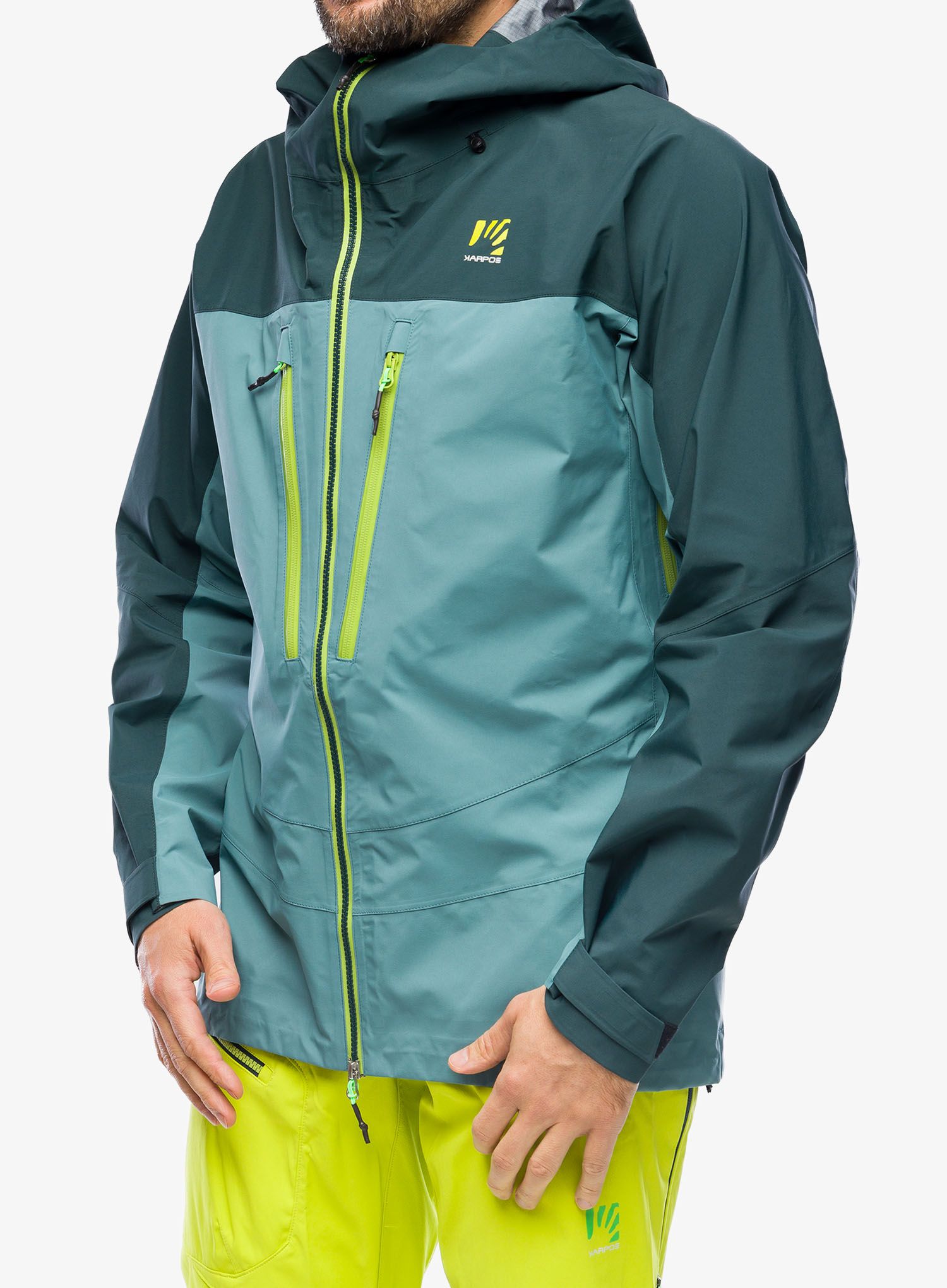 Nepremokavá bunda Karpos Highest GORE-TEX Shell Jacket - atlantic/forest