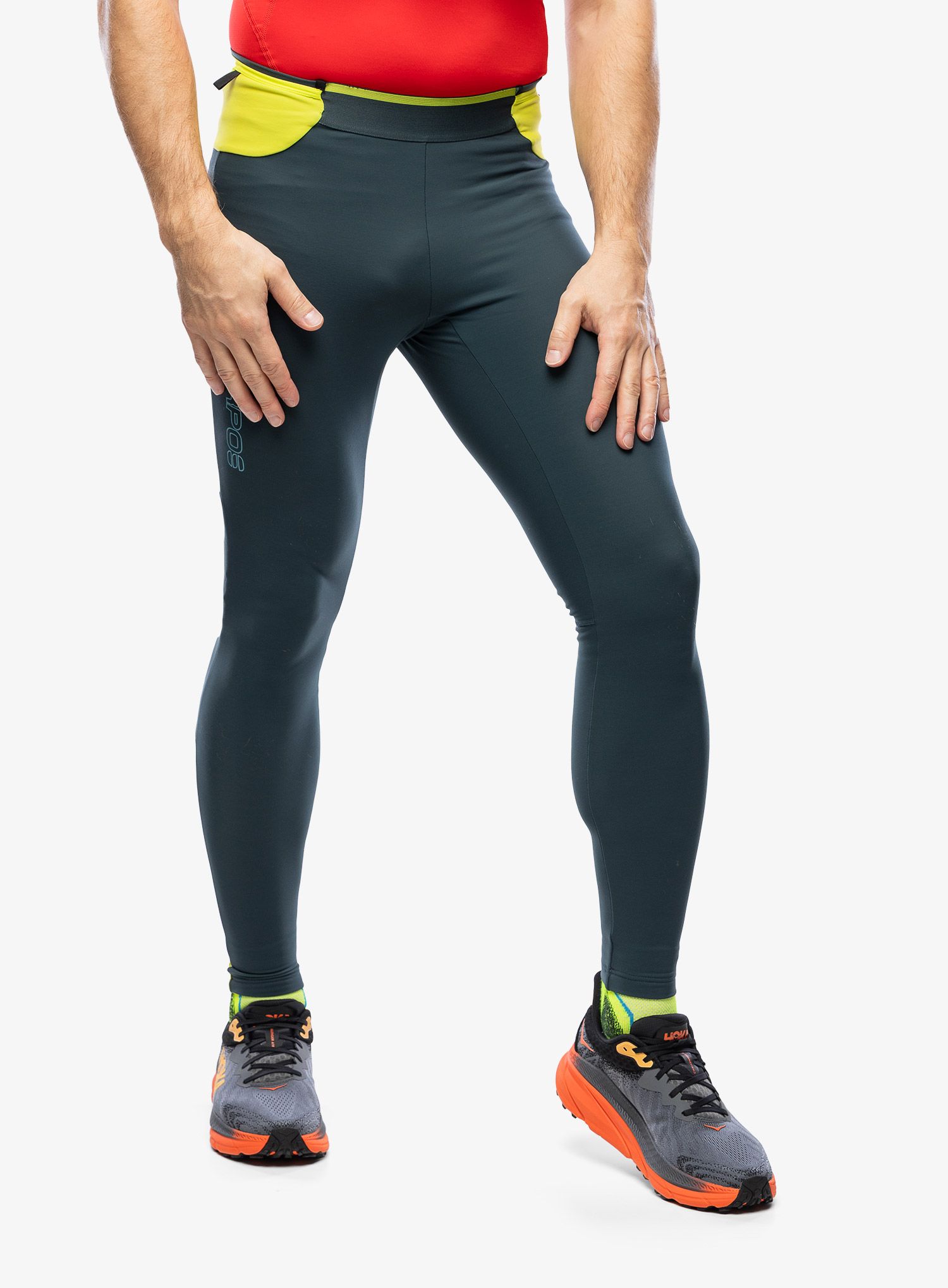 Legíny na behanie Karpos Lavaredo Plus Winter Tight - forest/kiwi colada