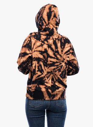 Dámska mikina s kapucňou Kavu En Route - range tie dye
