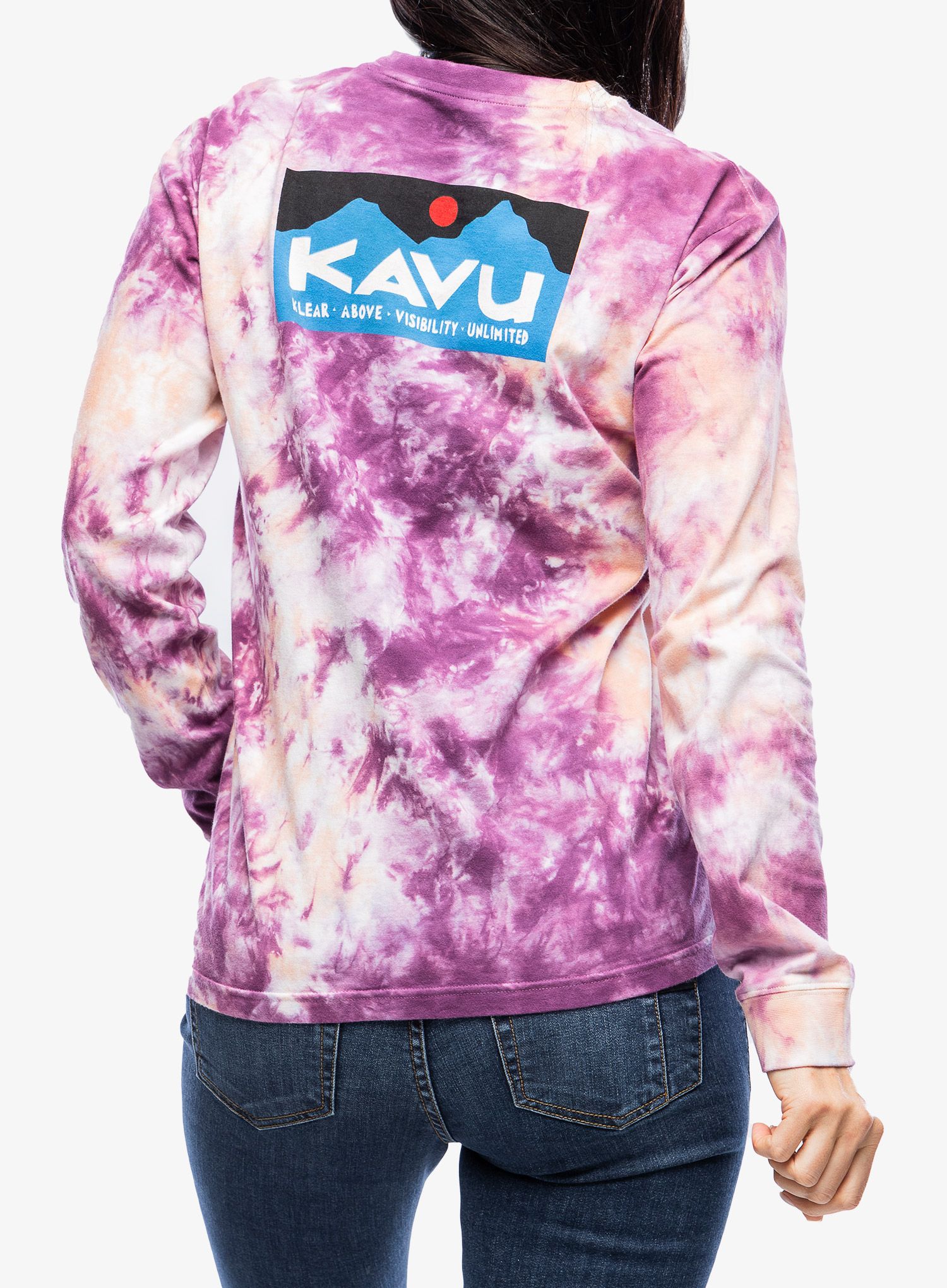 Longsleeve dámsky Kavu Forever Kavu LS - pink blaze tie dye
