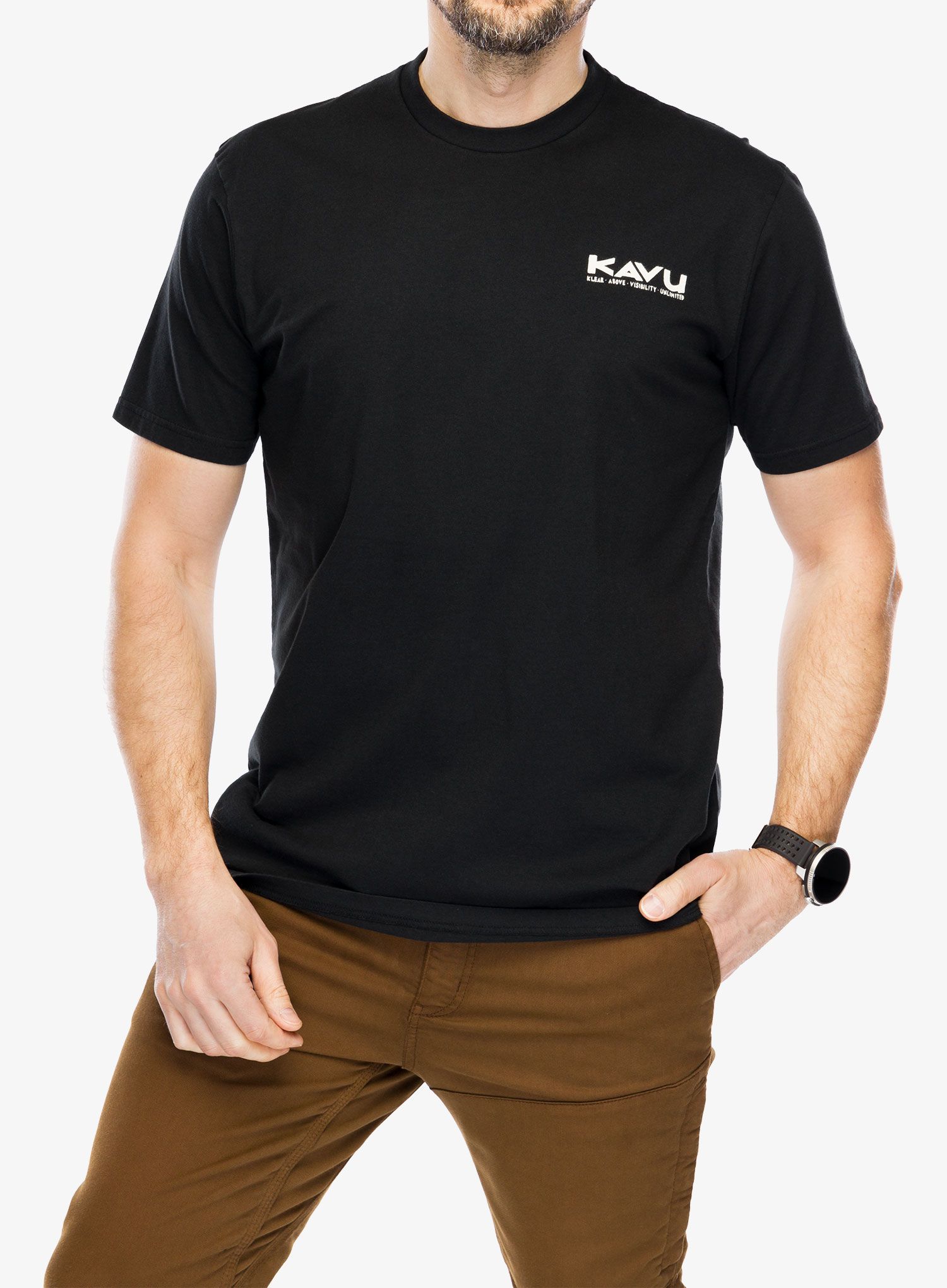 Tričko s potlačou Kavu Klear Above Etch Art - black