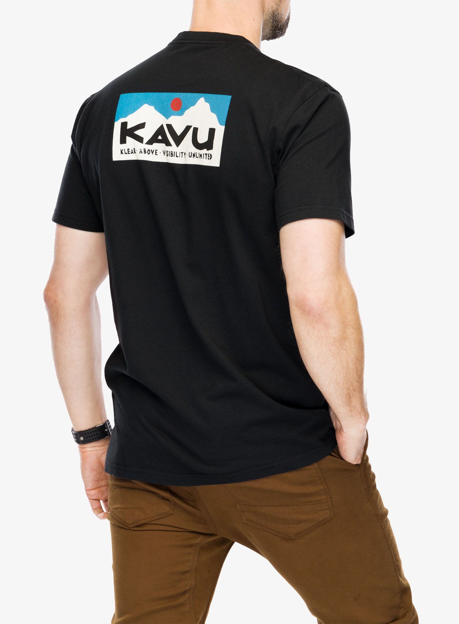 Tričko s potlačou Kavu Klear Above Etch Art - black