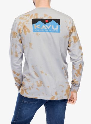 Tričko s dlhými rukávmi Kavu LS Etch Art - moonstone tie dye
