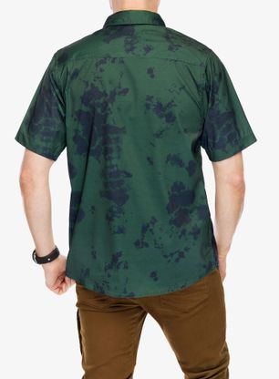 Turistická košeľa Kavu River Wrangler - beryl tie dye