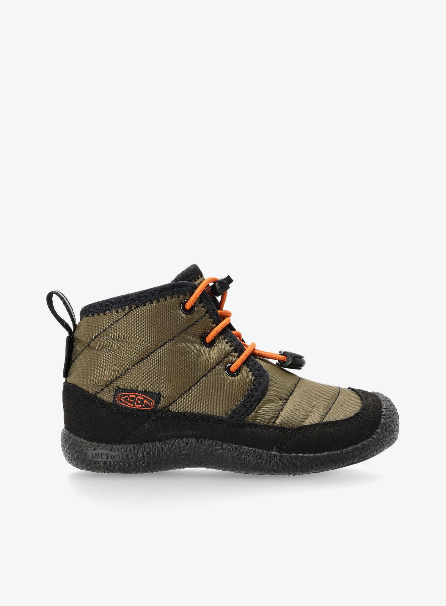 Detské topánky Keen Howser II Chukka WP - dark olive/gold flame