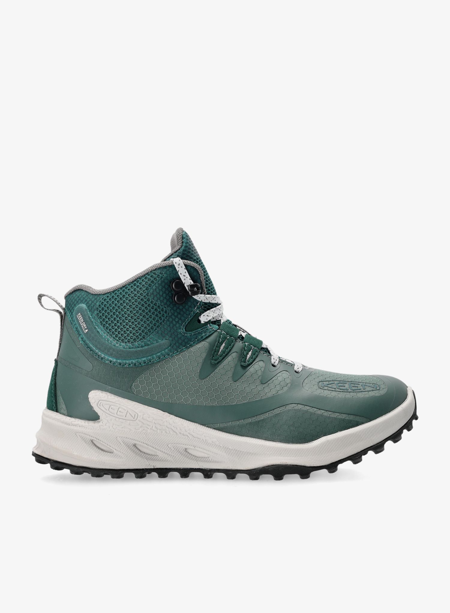 Turistické topánky dámske Keen Zionic Mid Wp - dark forest/sea moss