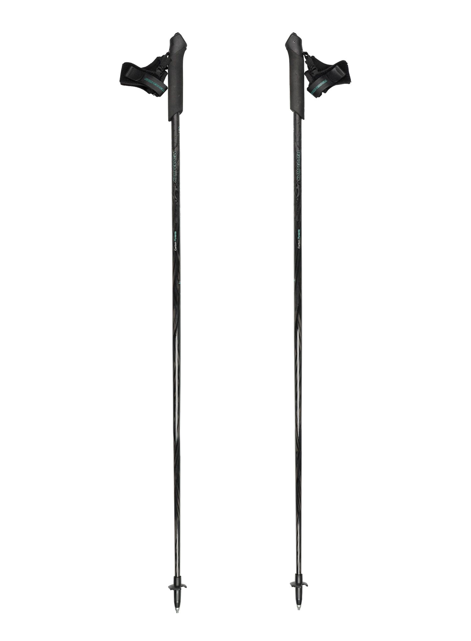 Palice na nordic walking Komperdell Poniente Carbon Pure - black