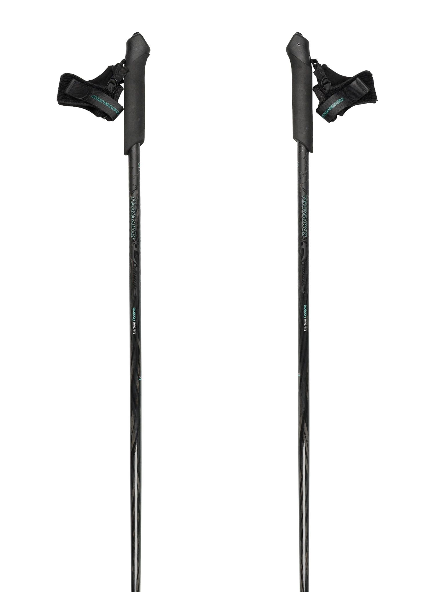 Palice na nordic walking Komperdell Poniente Carbon Pure - black
