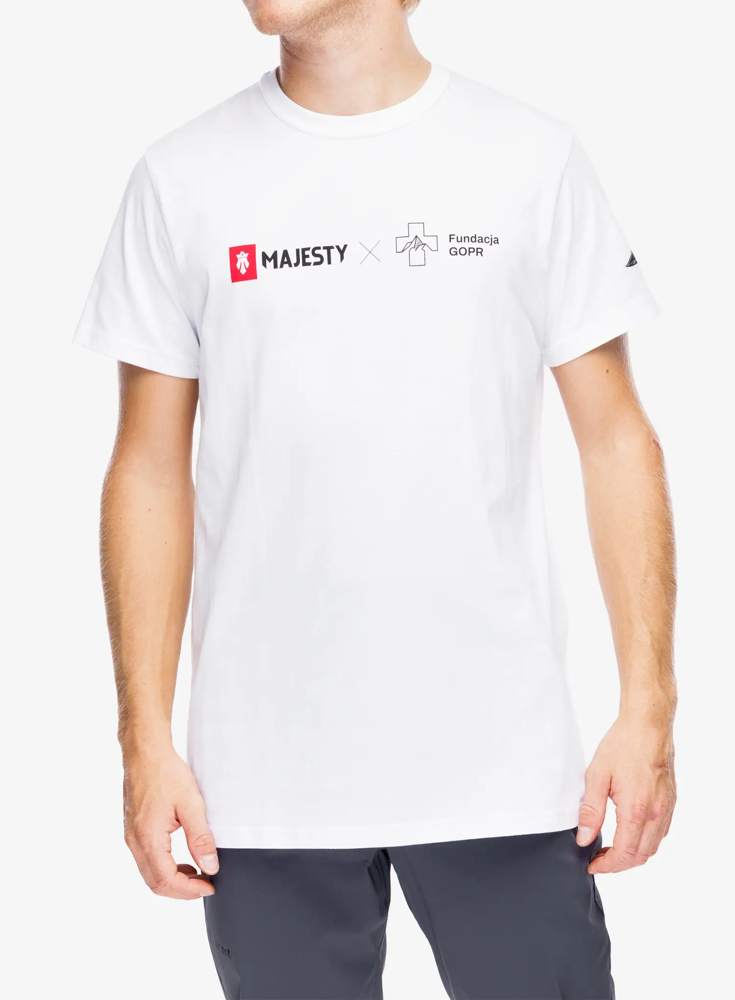 Tričko Majesty Fundacja GOPR Help & Protect T-shirt  - white