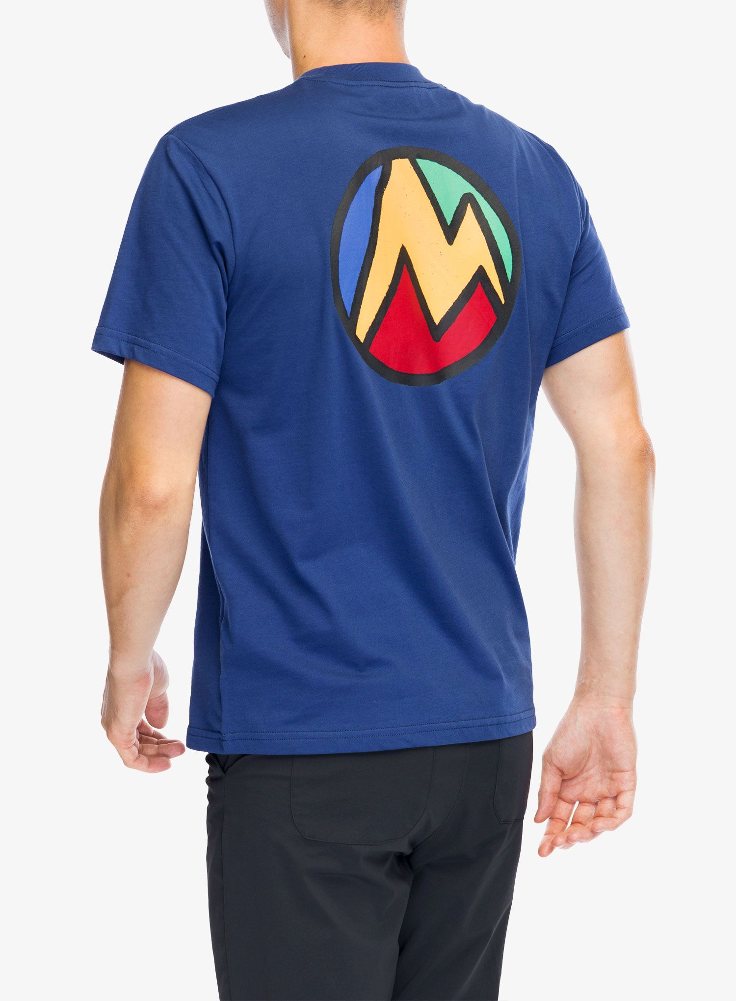 Bavlnené tričko Marmot Crayon M Dot Tee SS - twilight blue