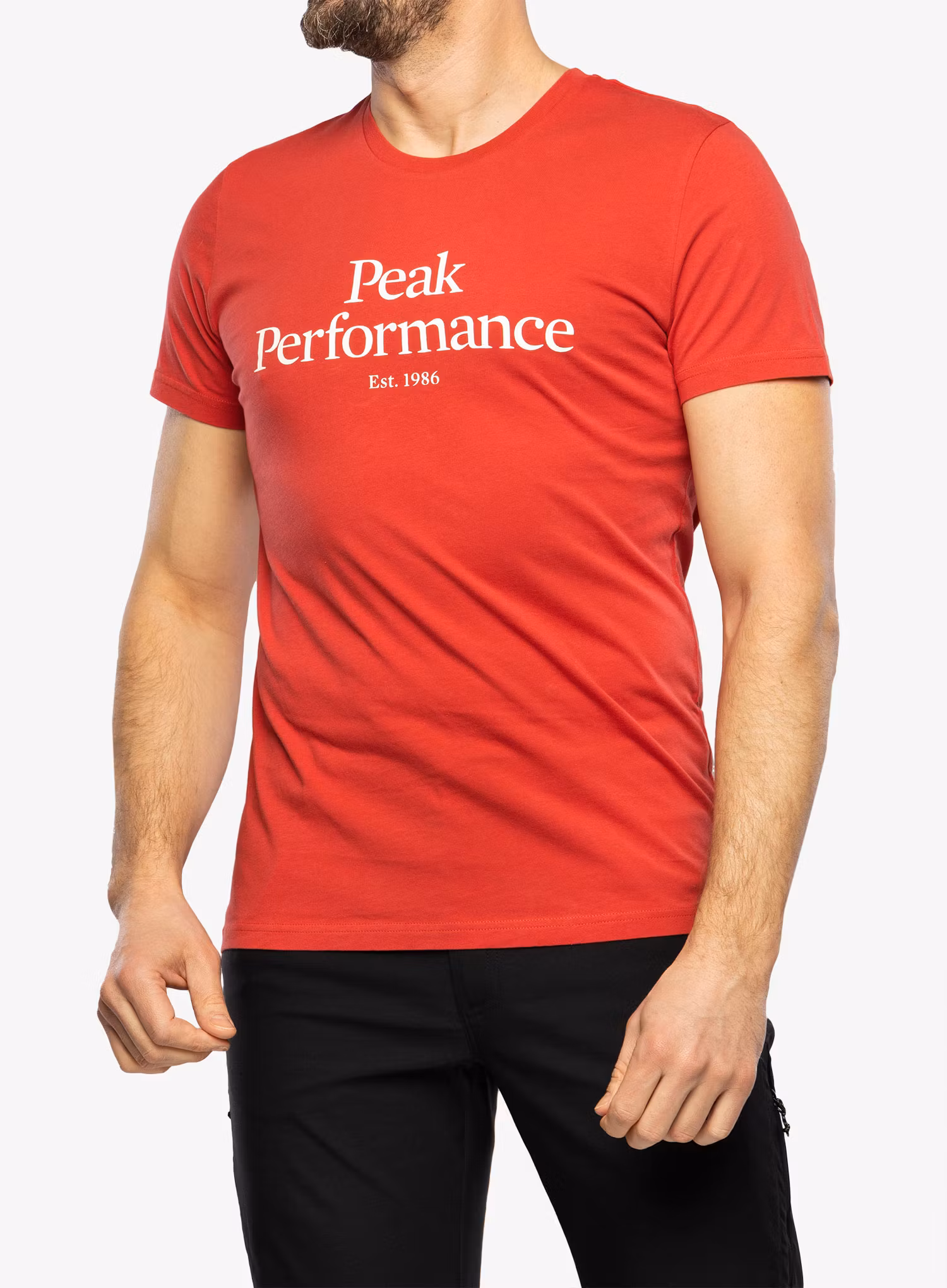Bavlnené tričko Peak Performance Original Tee - softer red
