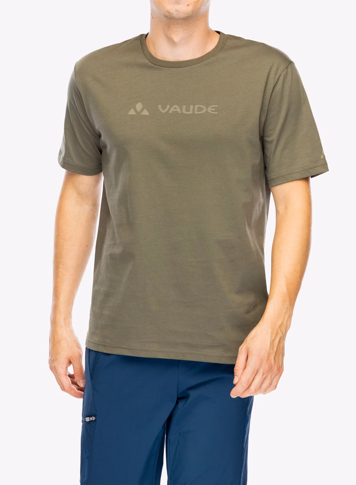 Bavlnené tričko Vaude Logo T-Shirt II - khaki