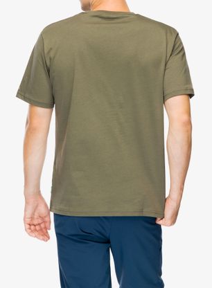 Bavlnené tričko Vaude Logo T-Shirt II - khaki