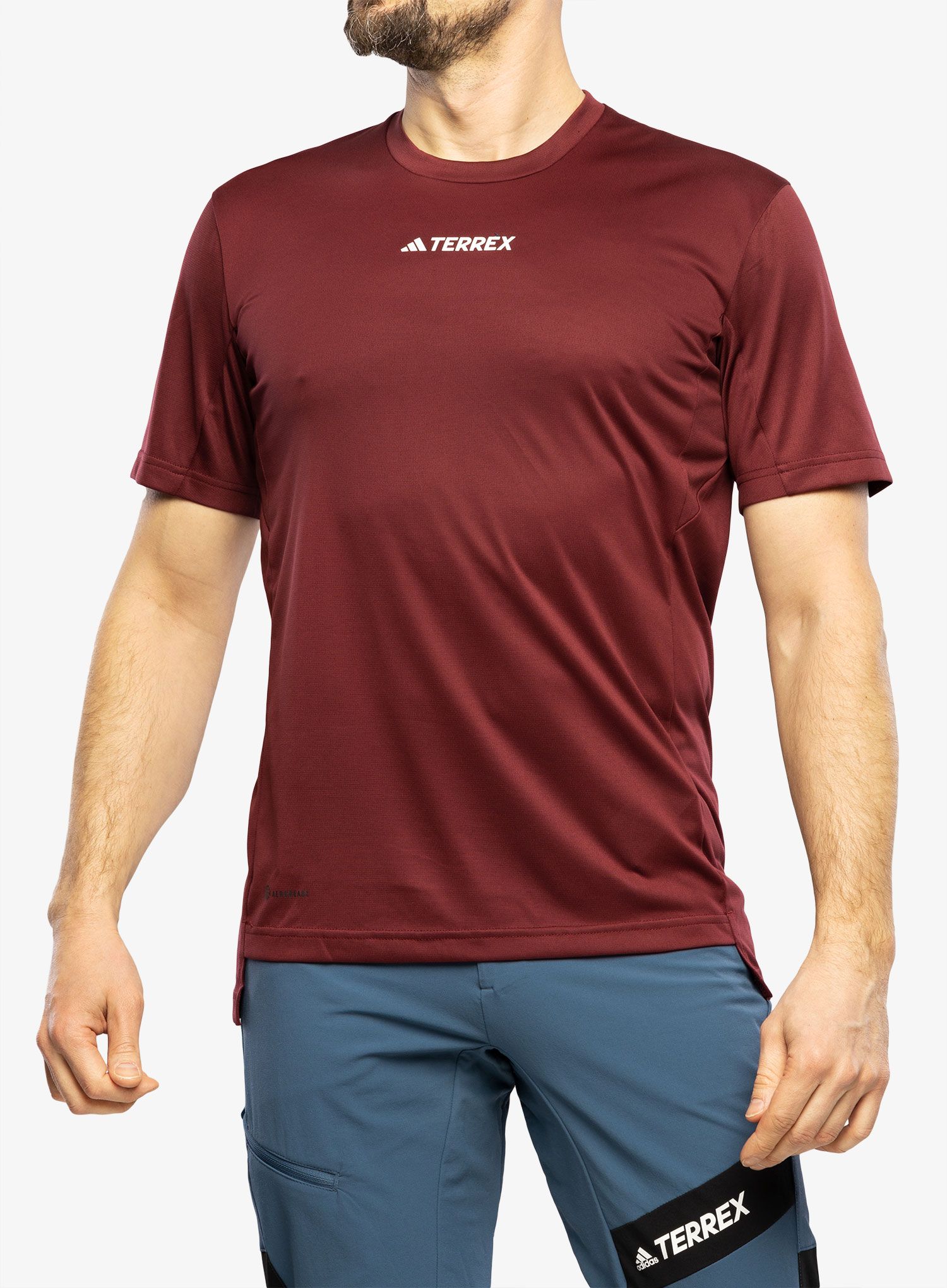 Pánske tričko adidas TERREX Multi Tee - shadow red