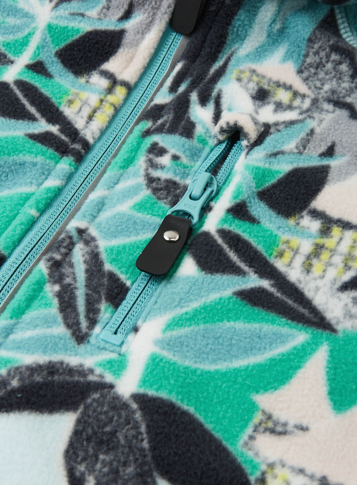 Mikina detská Reima Moomin Vindskydd - green aqua