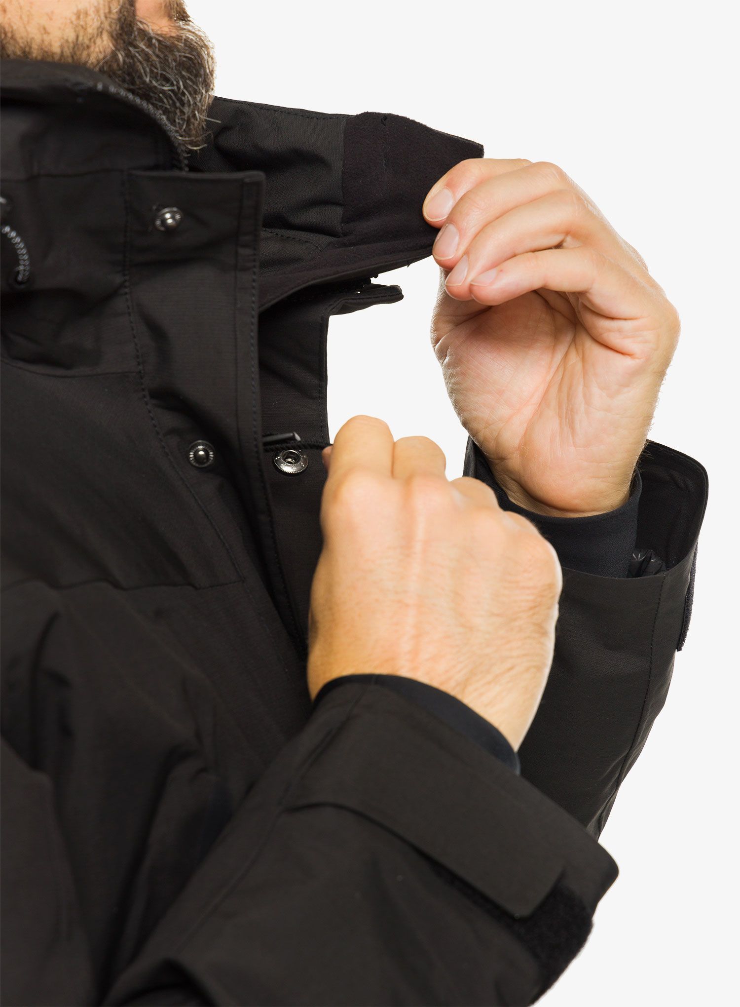 Kabát Didriksons Poseidon Parka - black