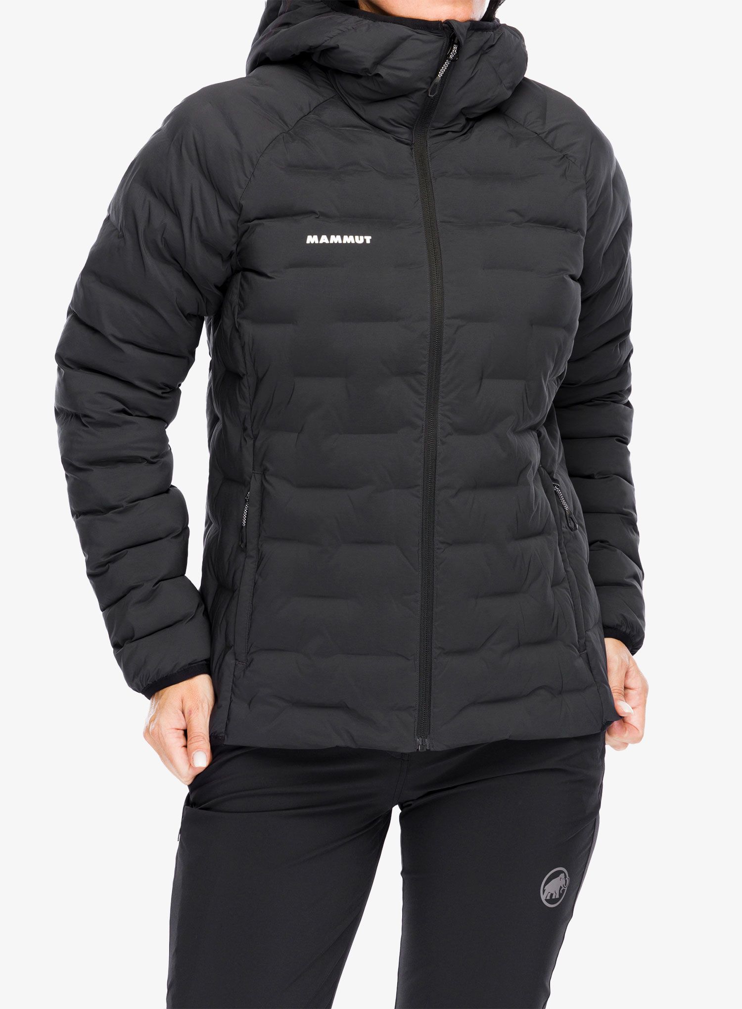 Zateplená bunda dámska Mammut Sender IN Hooded Jacket - black