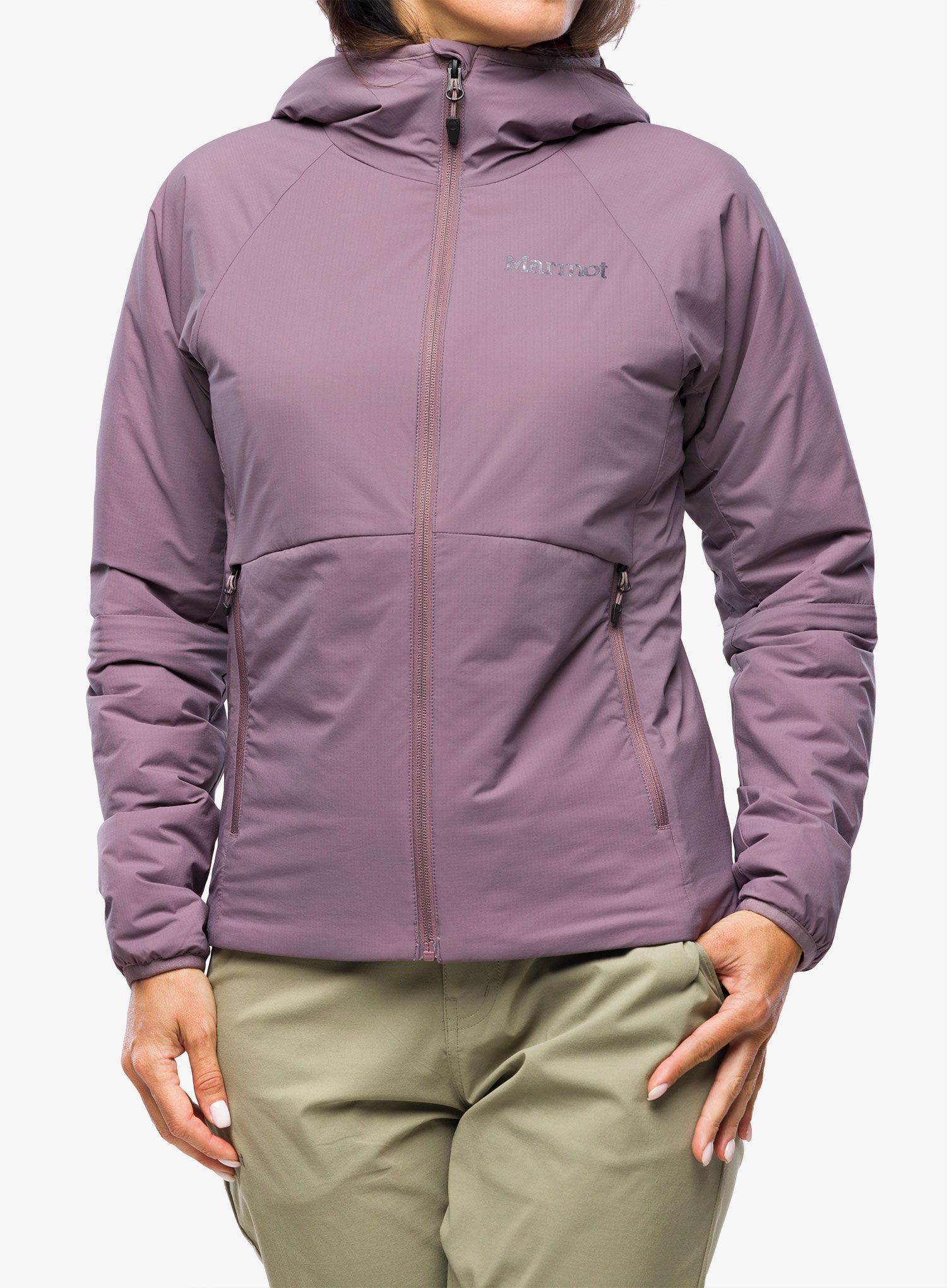 Zateplená bunda dámska Marmot Novus Hoody - hazy purple